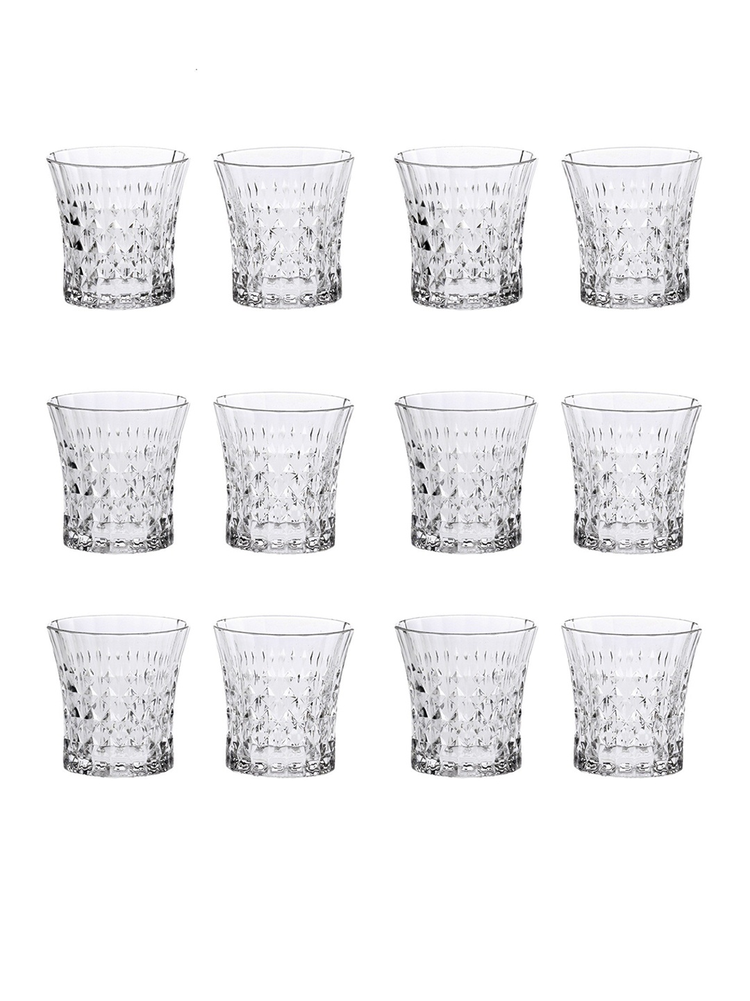 

1ST TIME Transparent 12 Pieces Whisky Glass 200ml