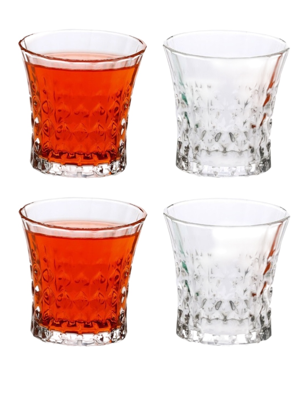 

1ST TIME Transparent 4 Pieces Water Glasses 200ml Each