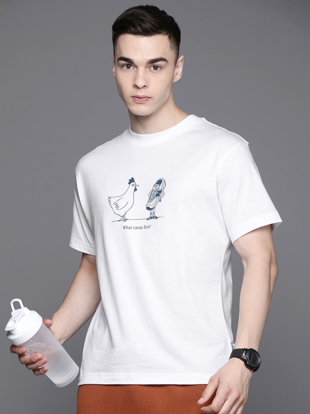 

New Balance Unisex Sport Essentials Graphic T-shirt, White