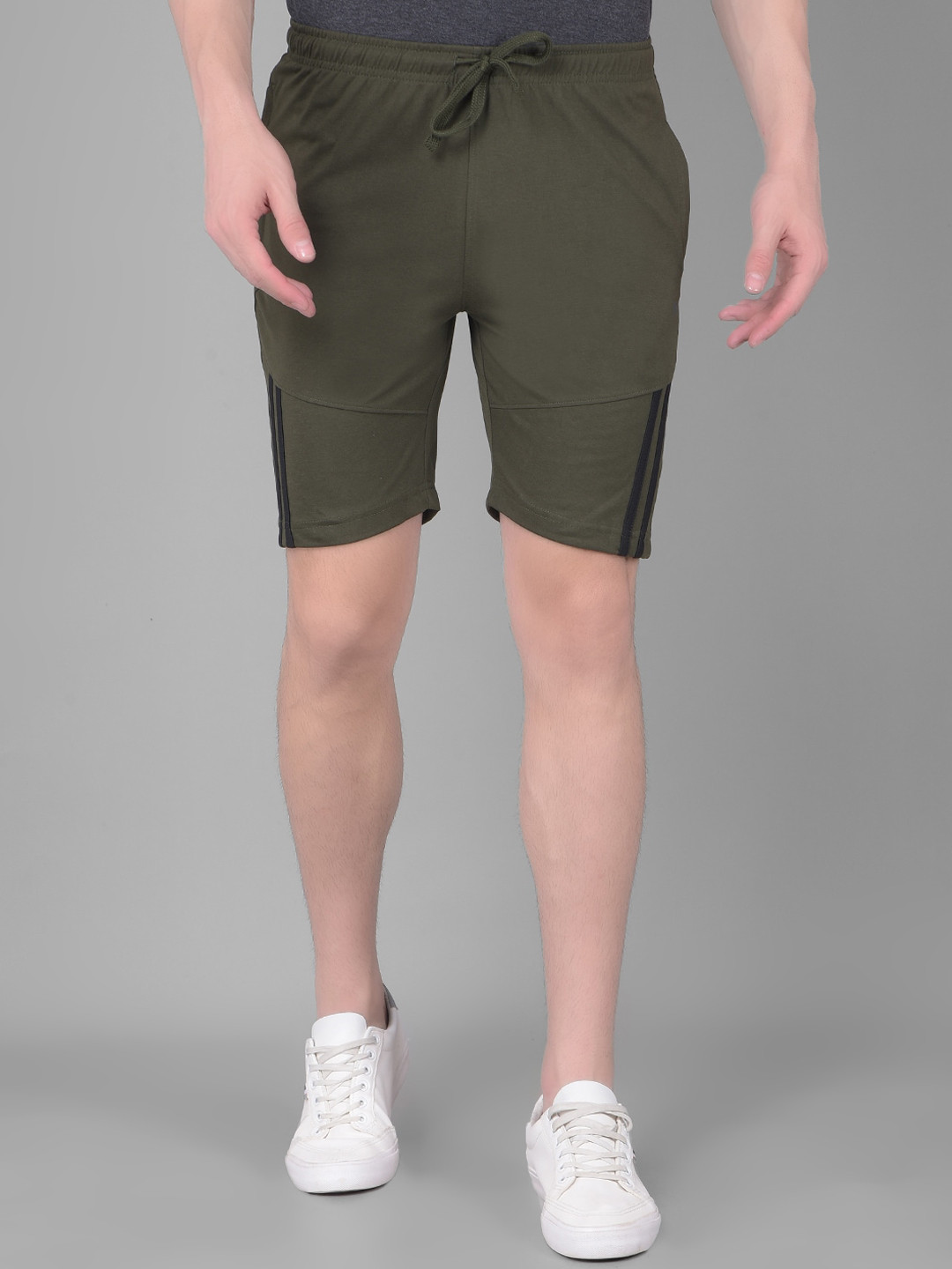 

Force NXT Men Cotton Sports Shorts, Olive