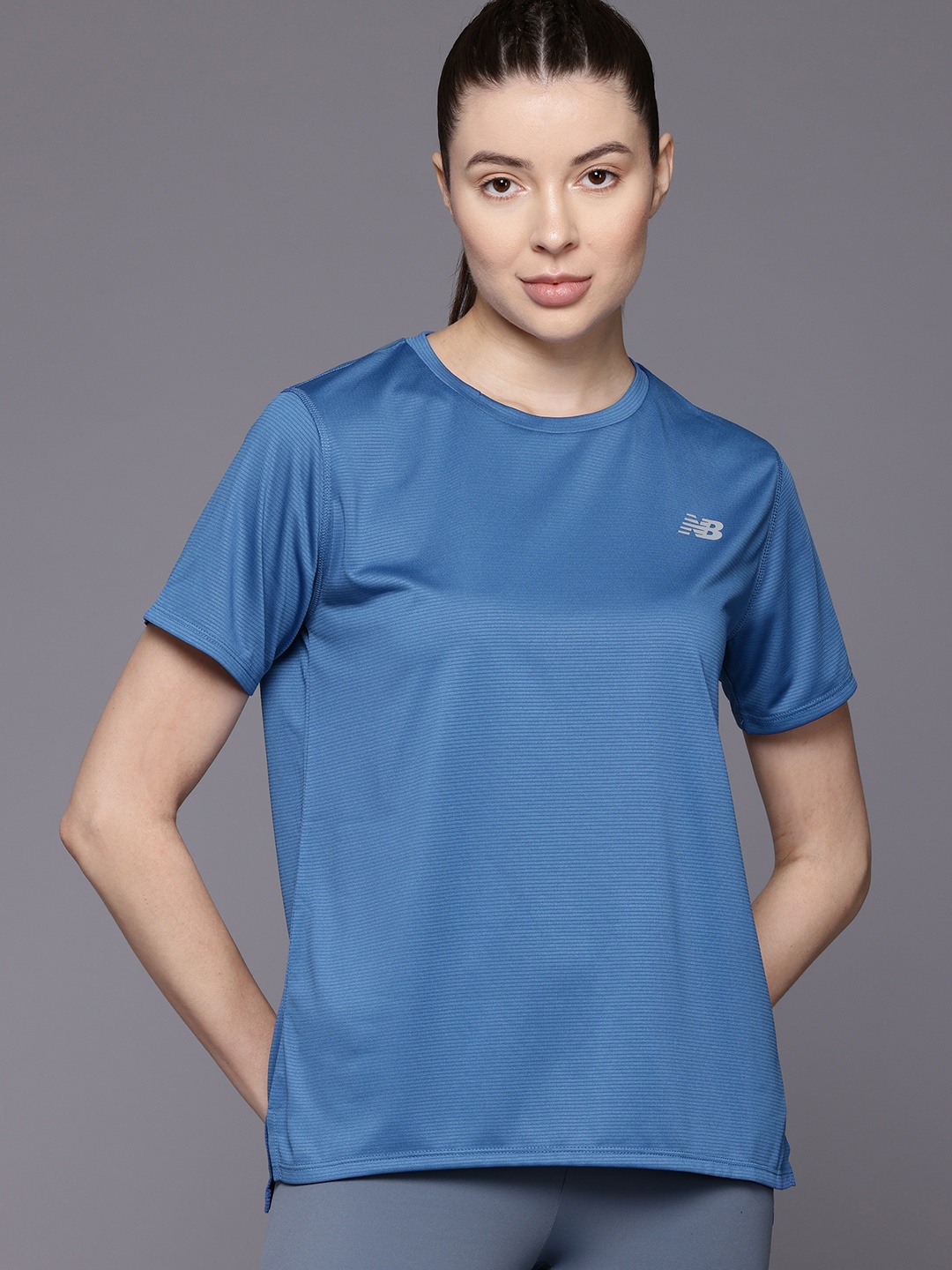 

New Balance Short Sleeves T-shirt, Blue