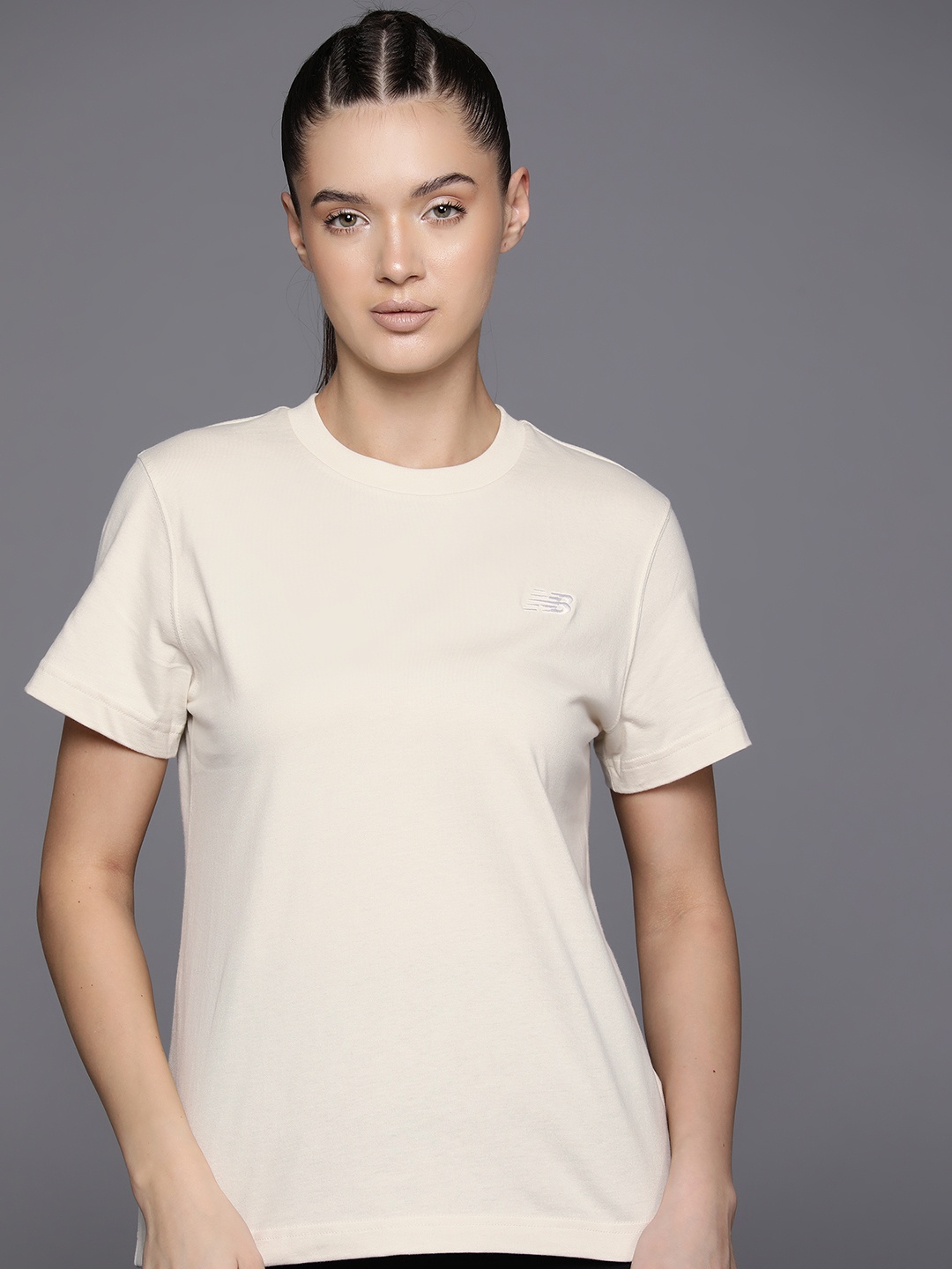 

New Balance Sport Essential Jersey T-shirt, Beige