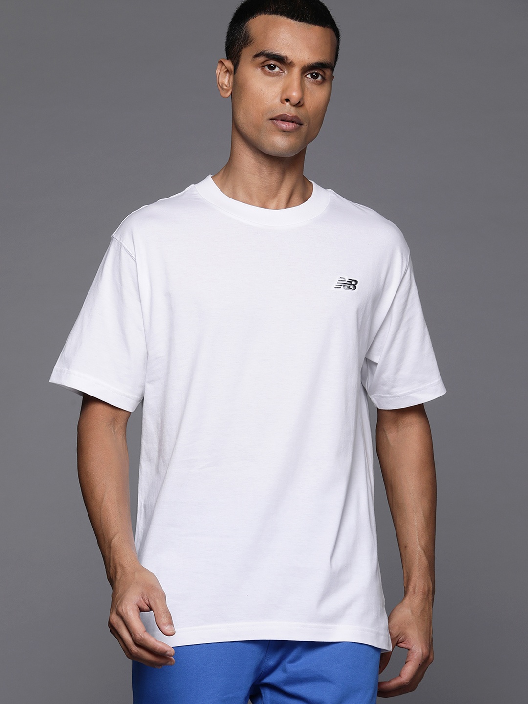 

New Balance Round Neck Sports T-shirt, White