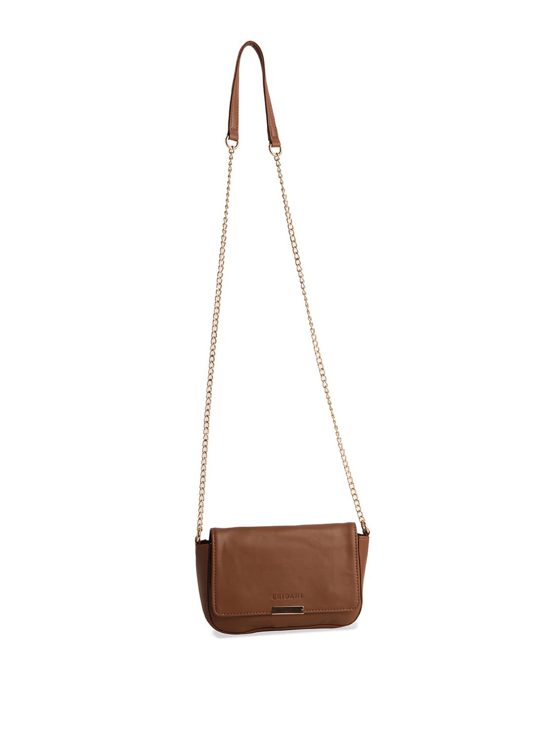 

ERIDANI Structured Sling Bag, Tan