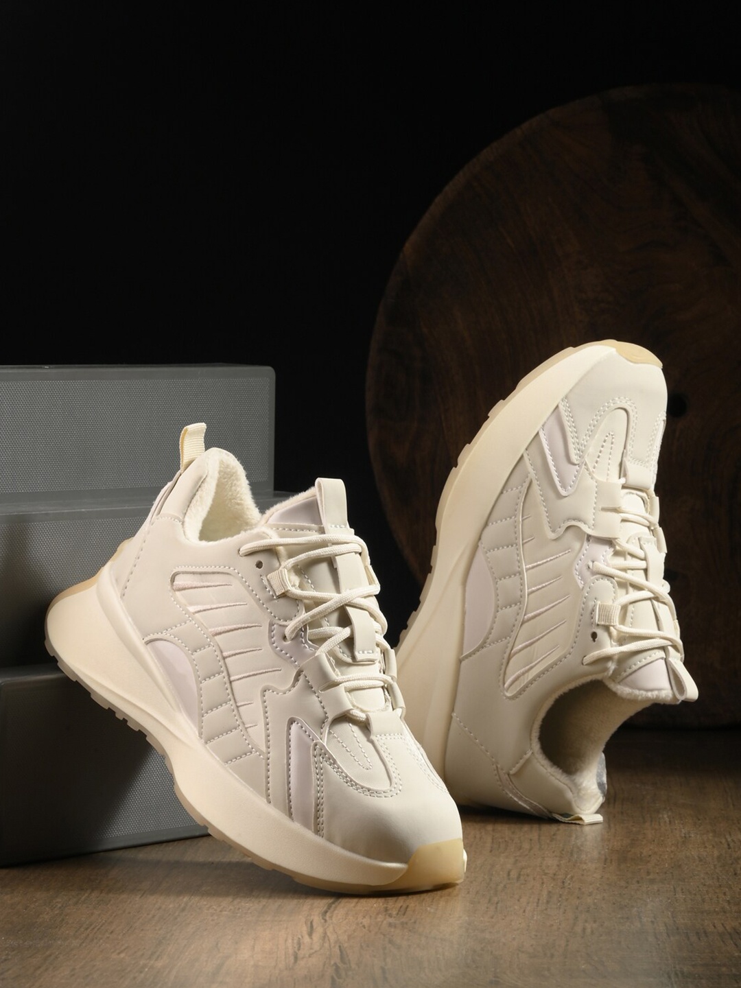 

The Roadster Lifestyle Co Women Lace-Ups Running Sports Shoes, Mauve