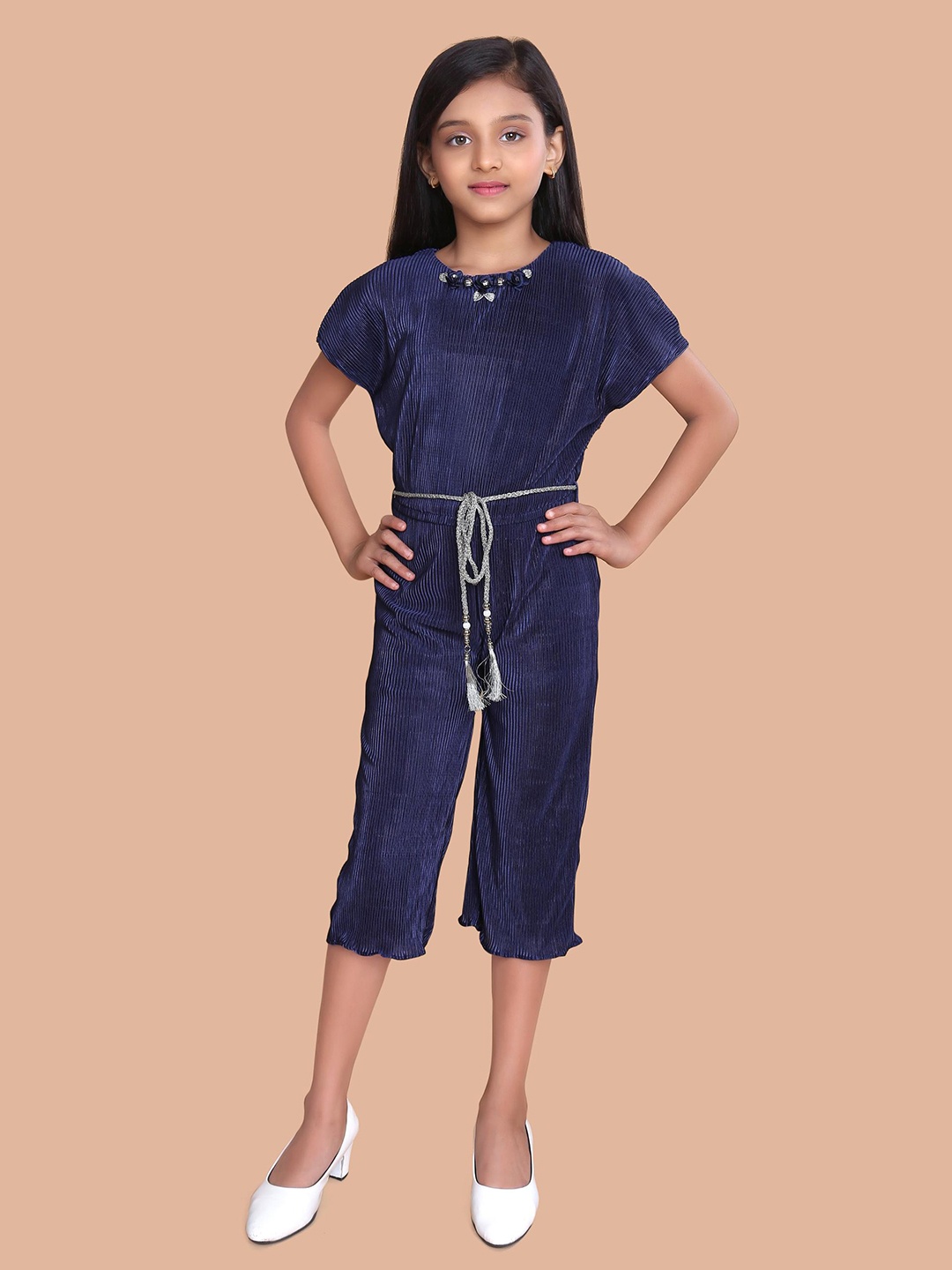 

Tiny Girl Girls Capri Jumpsuit, Navy blue