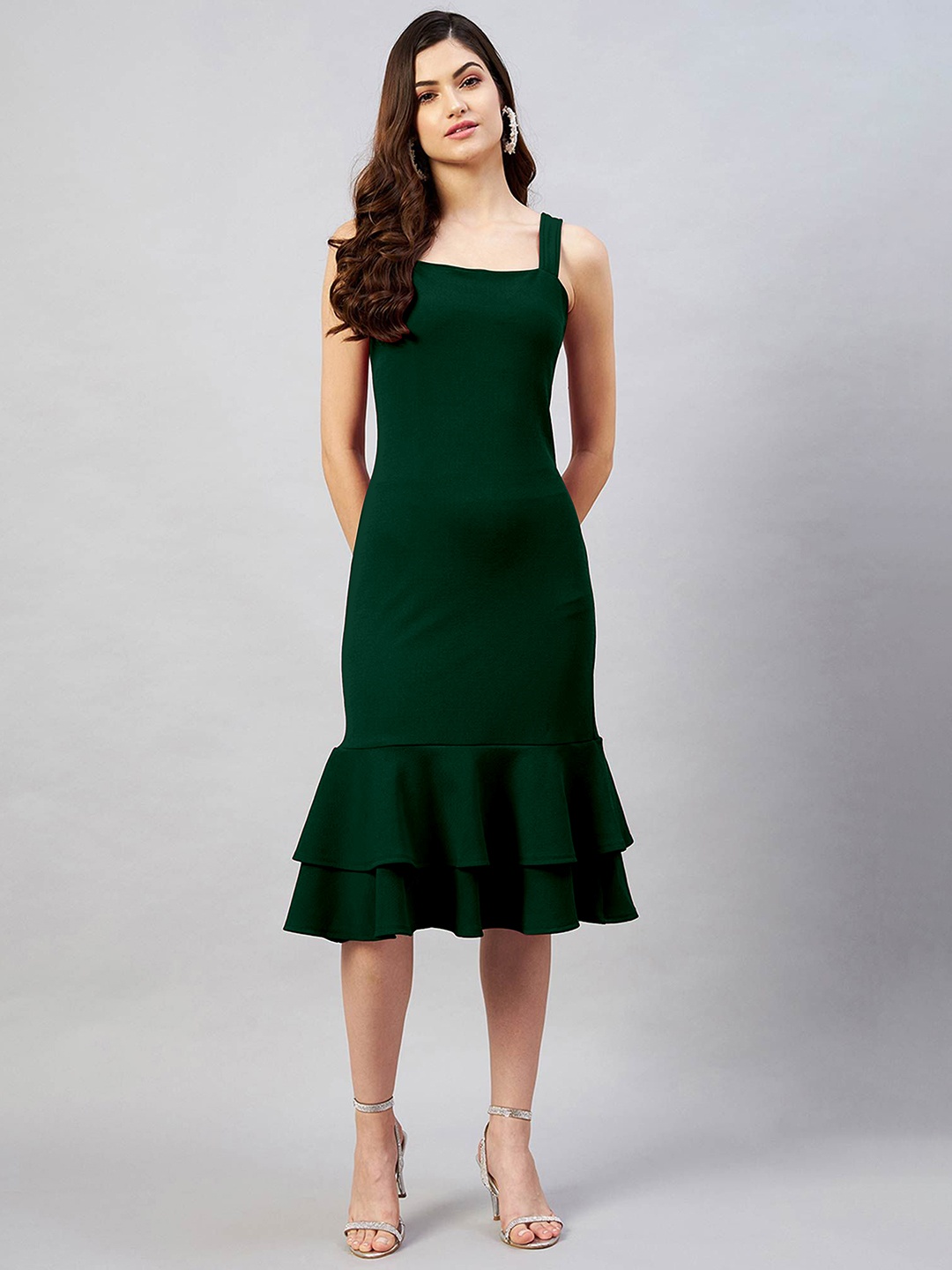 

Alekya Bodycon Dress, Green