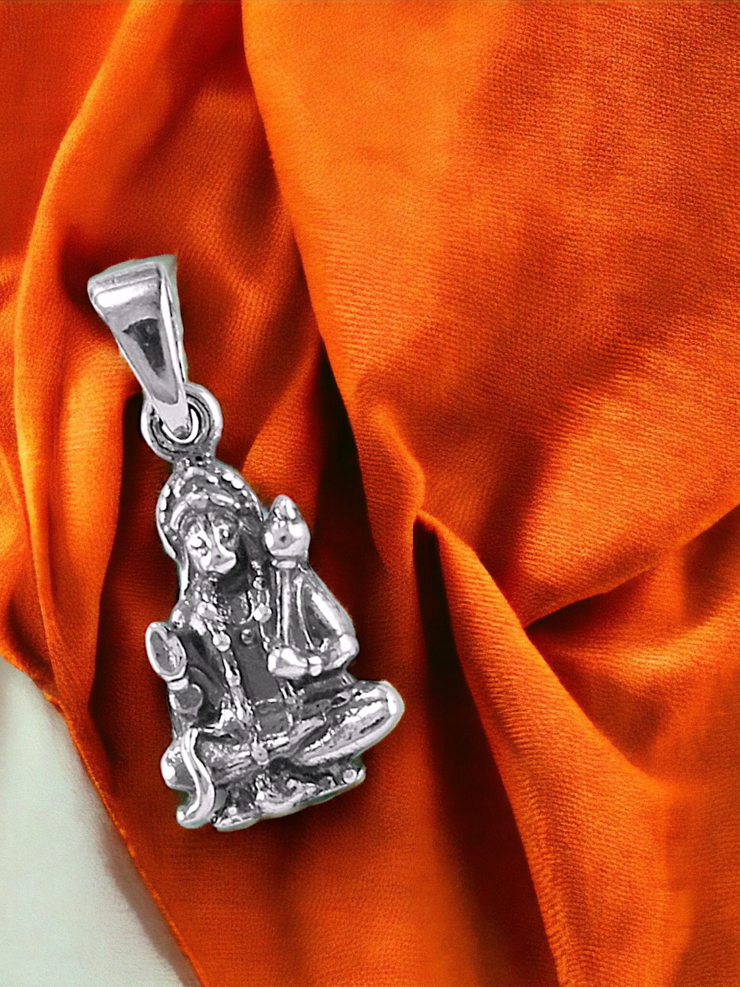 

Taraash 925 Sterling Hanuman Pendant, Silver