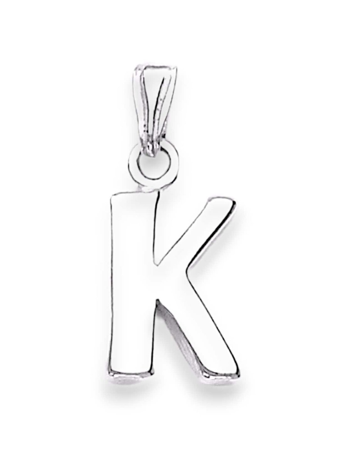 

Taraash Unisex 925 Sterling Silver K Letter Pendant
