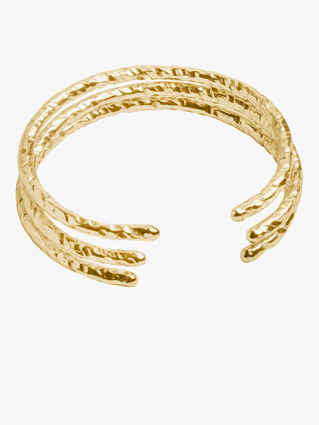 

EQUIIVALENCE Set Of 3 Gold-Plated Empress Bangles