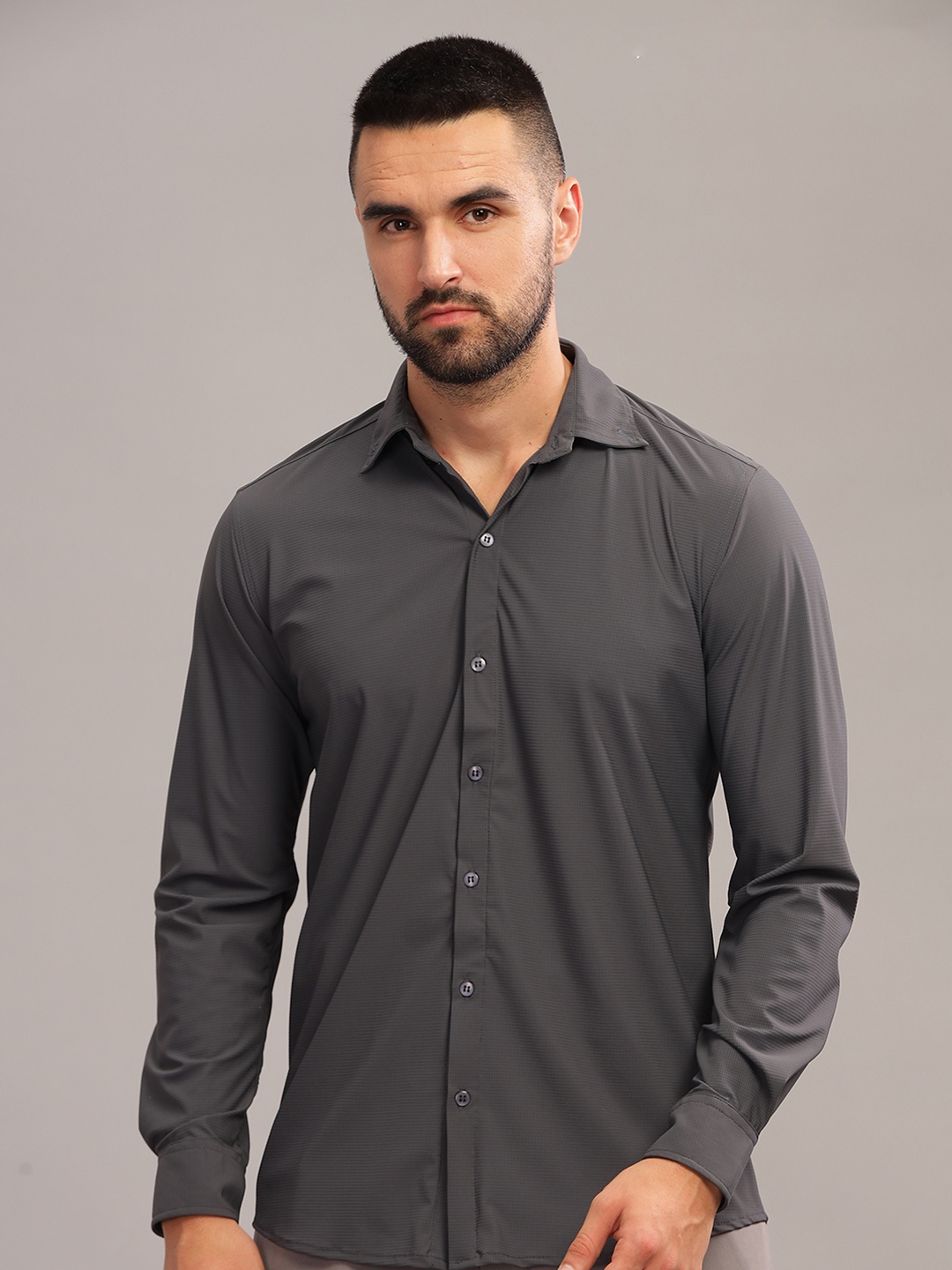 

BLUE TYGA Work Wear Shirt, Grey