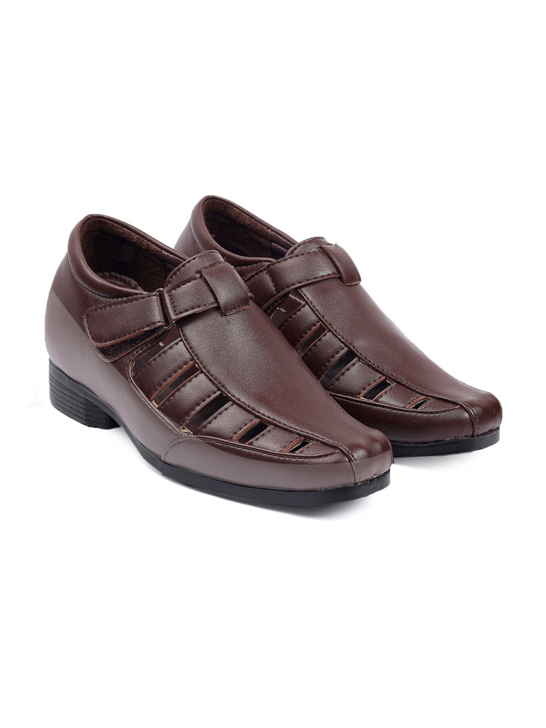 

Bxxy Men Elevator Formal Moccasin Shoes, Brown