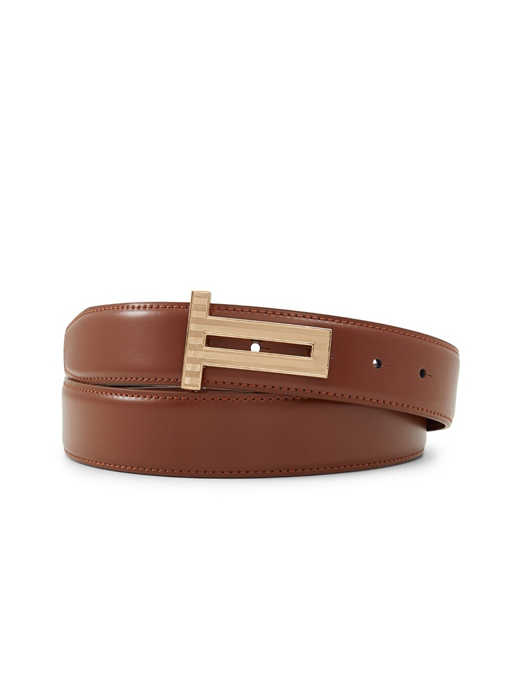 

ALDO Men Leather Formal Belt, Brown