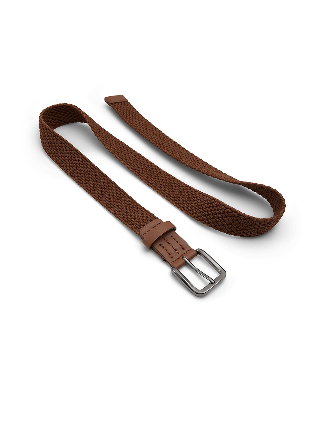 

ALDO Men Braided Belt, Brown