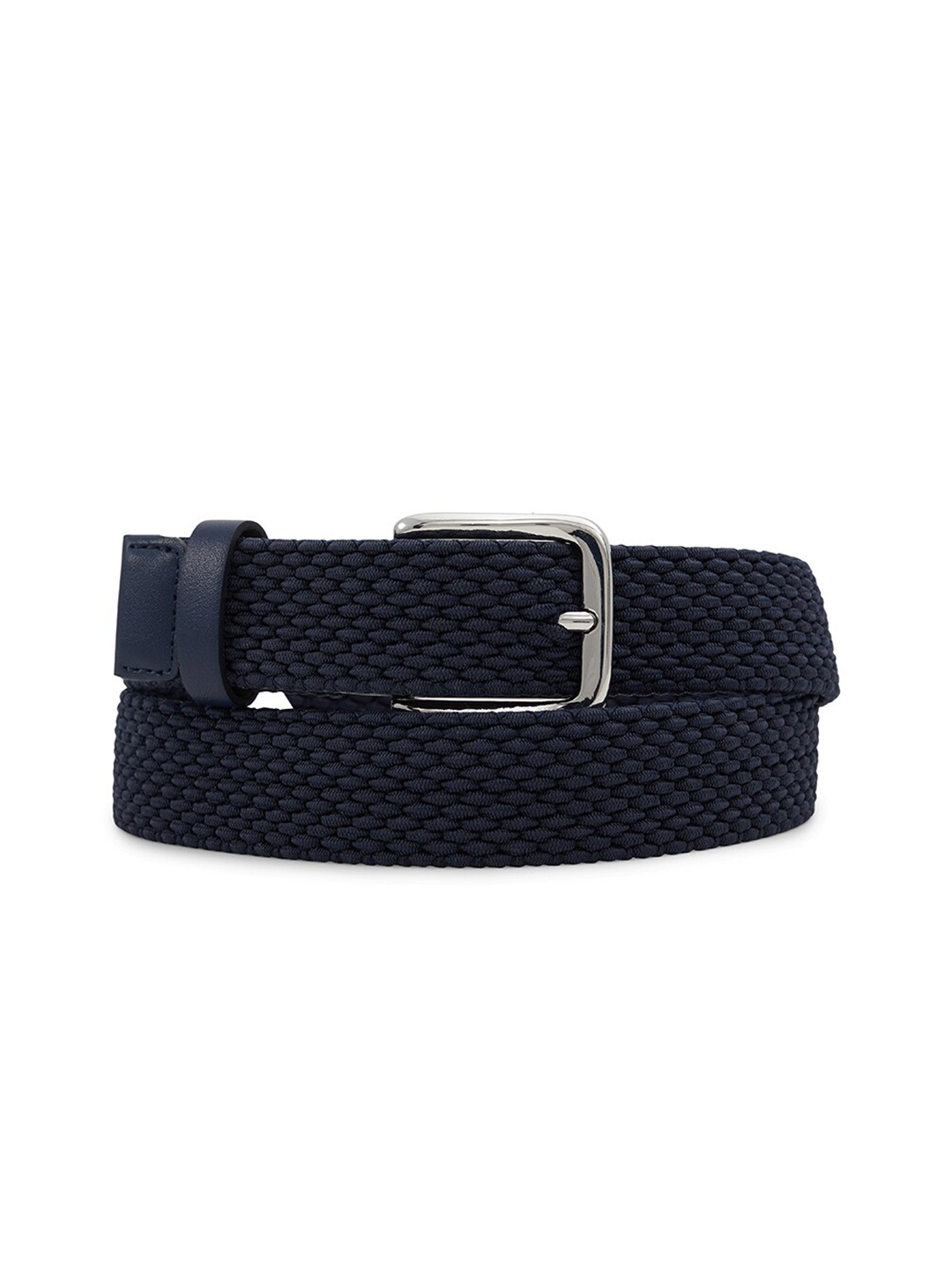 

ALDO Men Braided Belt, Navy blue
