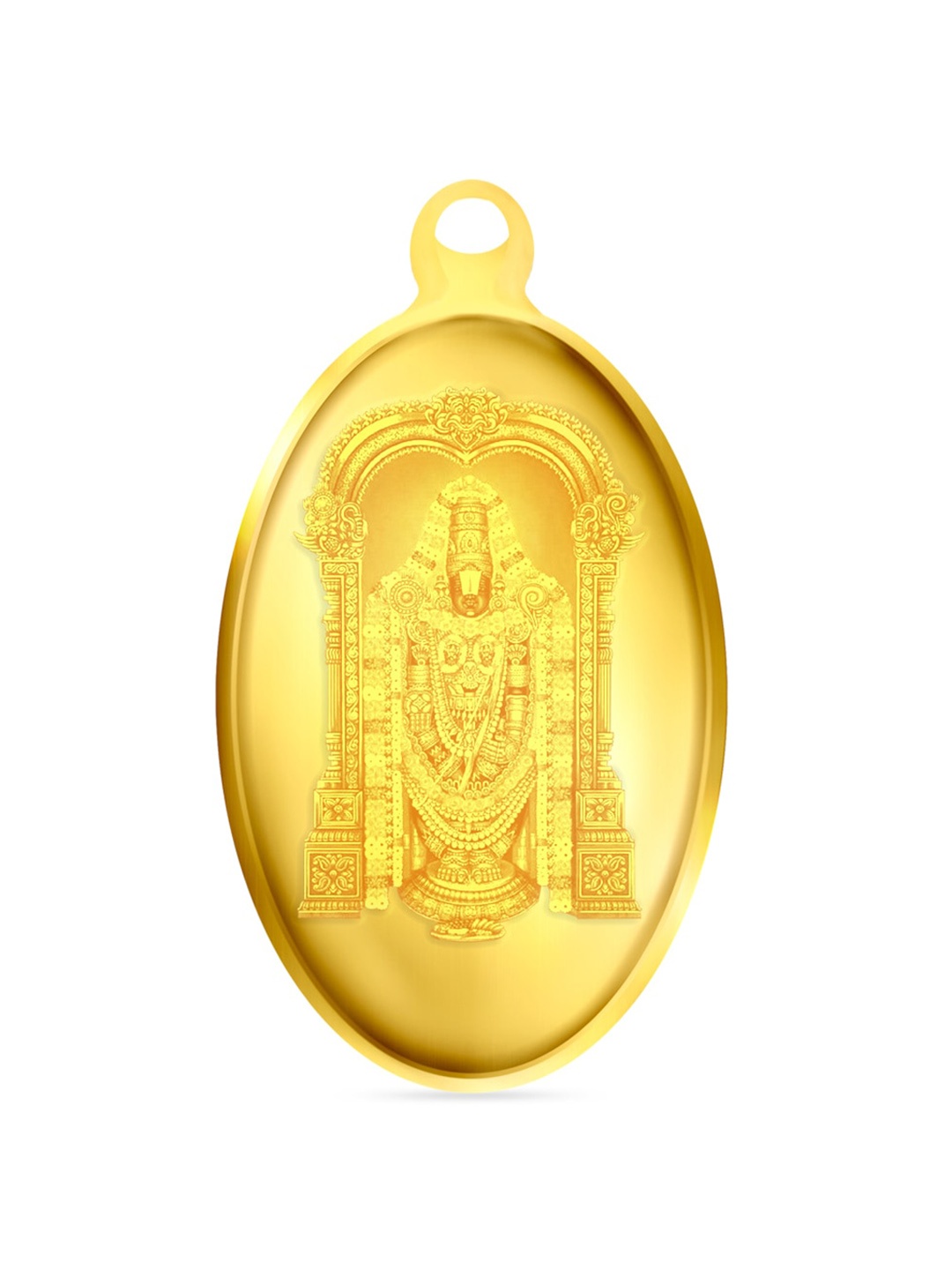 

BHIMA 24K 999 Purity Balaji Gold Coin Pendant 1g