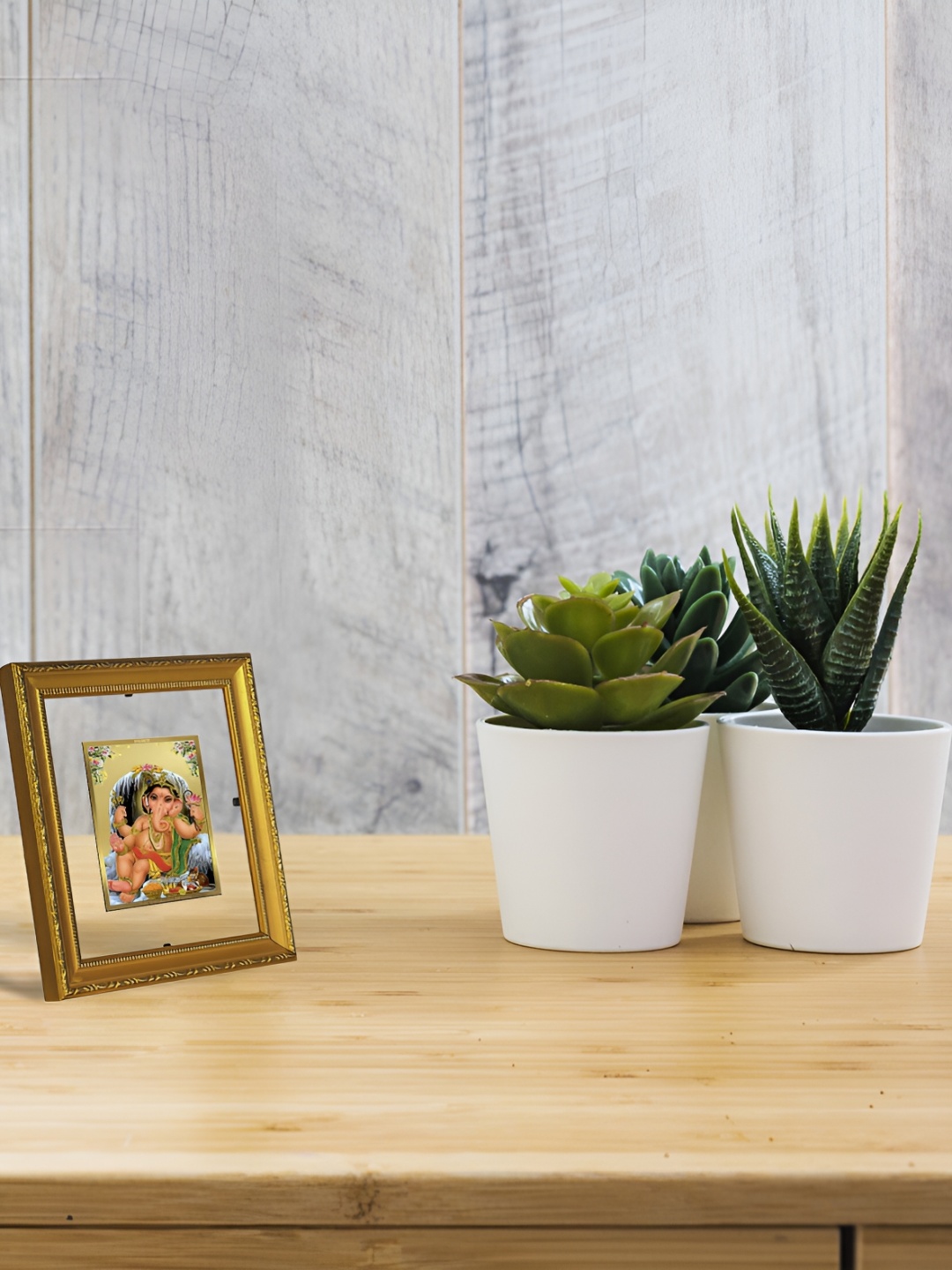 

DIVINITI Brown & Gold-Toned Religious Table Photo Frames