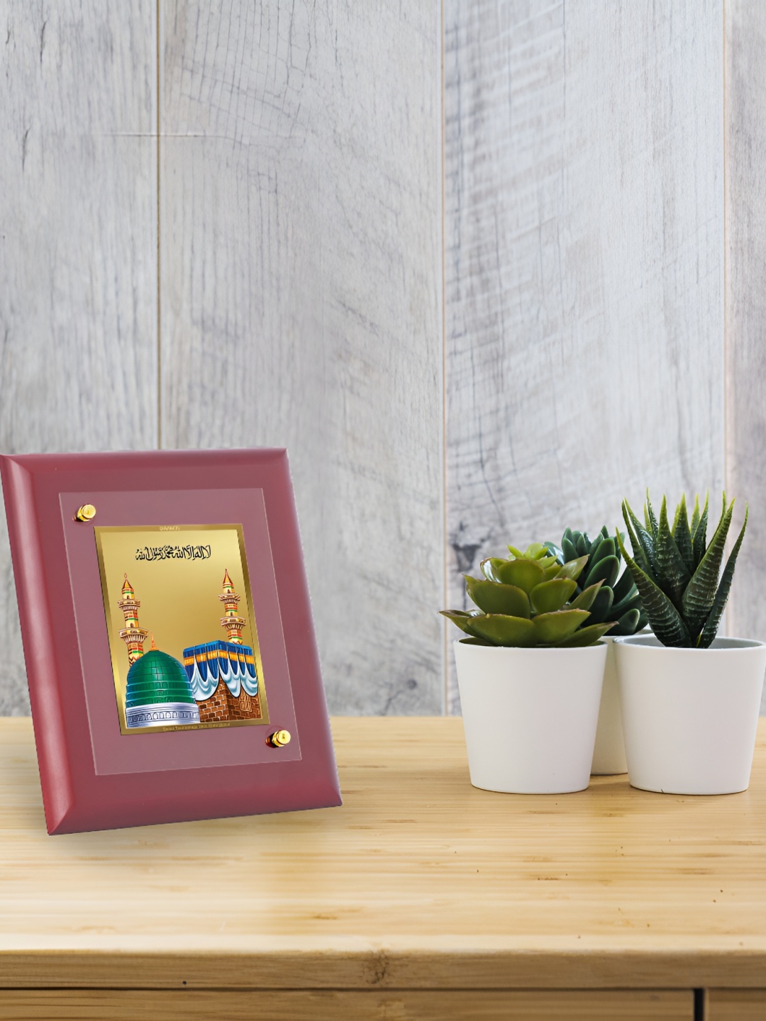 

DIVINITI Brown Wooden Religious Table Photo Frames