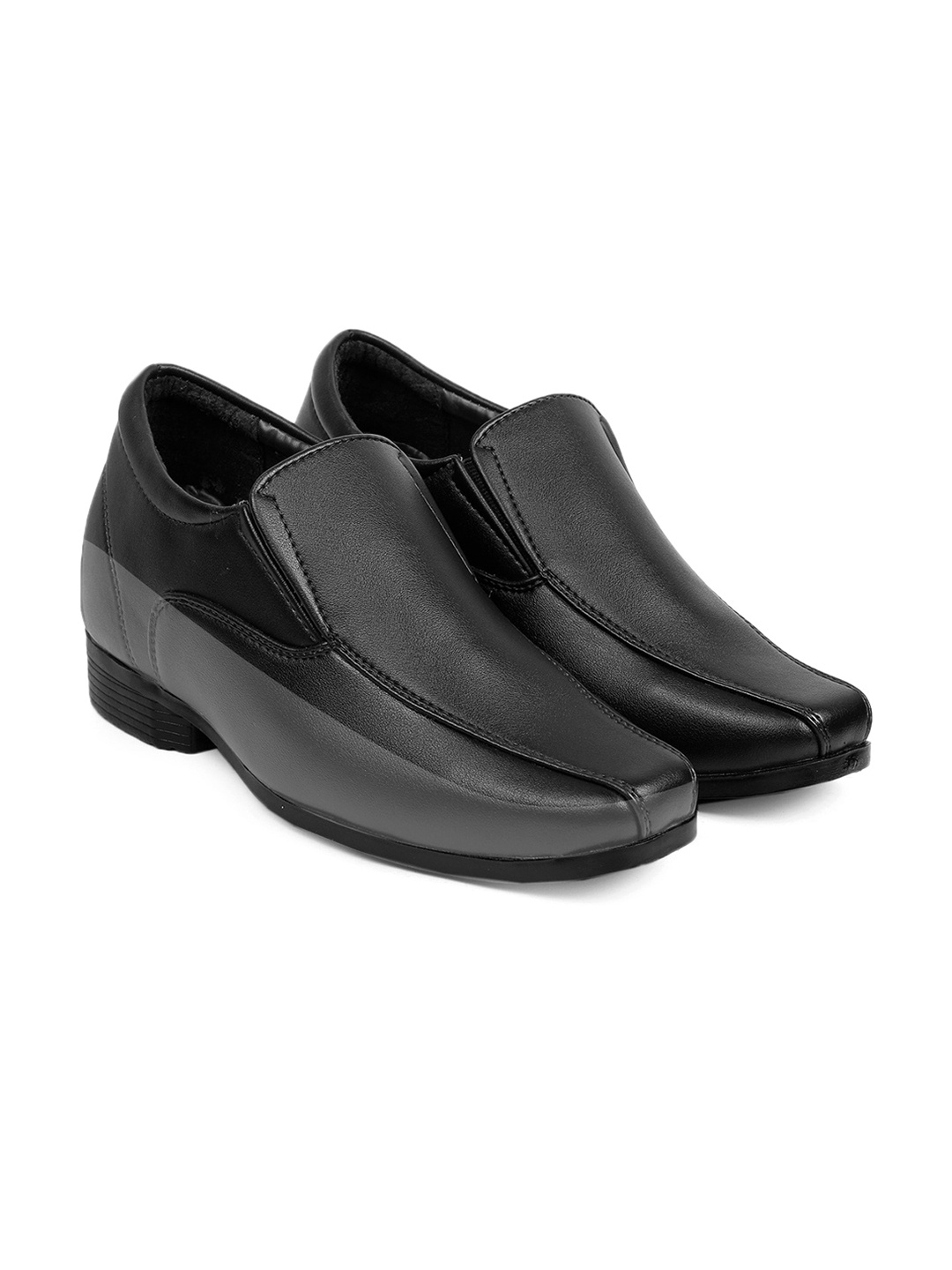 

Bxxy Men Elevator Formal Moccasin Shoes, Black