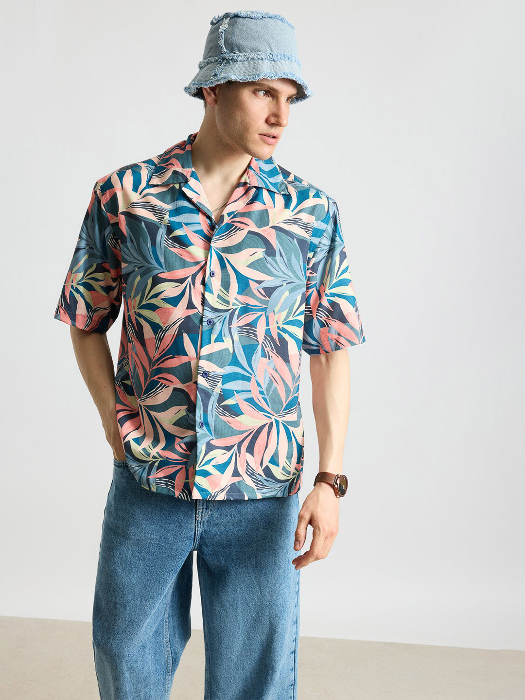 

FREAKINS Men Floral Opaque Printed Casual Shirt, Multi