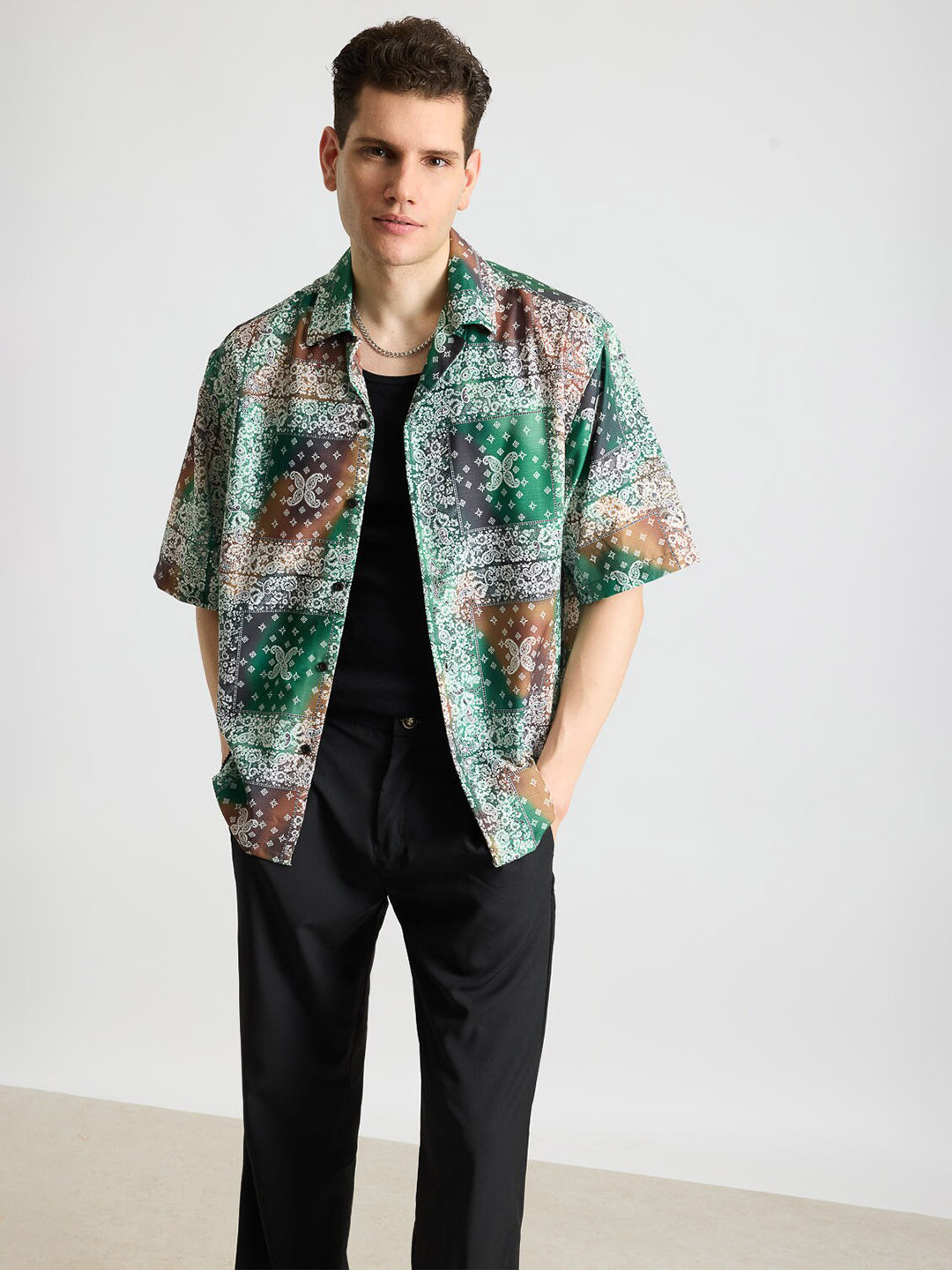 

FREAKINS Men Floral Opaque Printed Casual Shirt, Multi