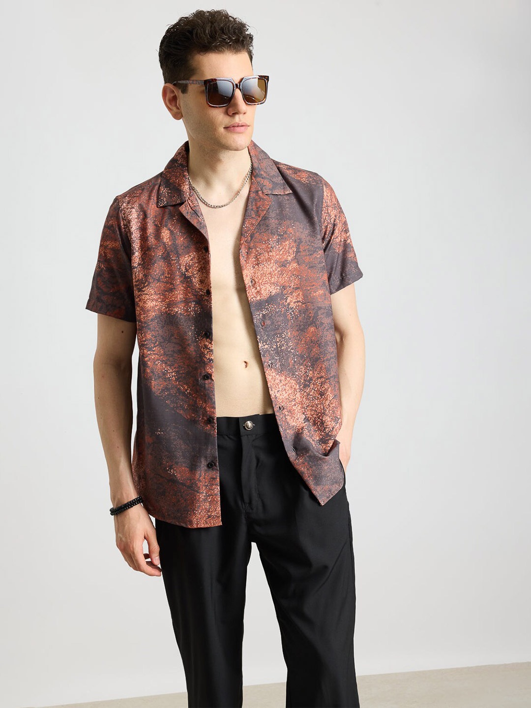 

FREAKINS Men Opaque Printed Casual Shirt, Multi