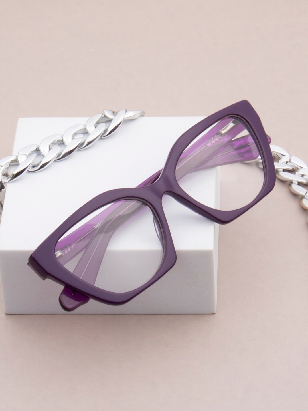 

Ted Smith Women Full Rim Cateye Frames-PRIVE 2_C2, Purple