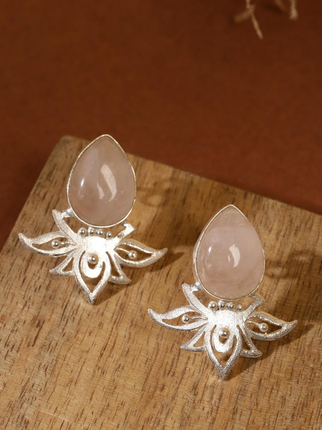 

Fabindia Contemporary Studs Earrings, Silver