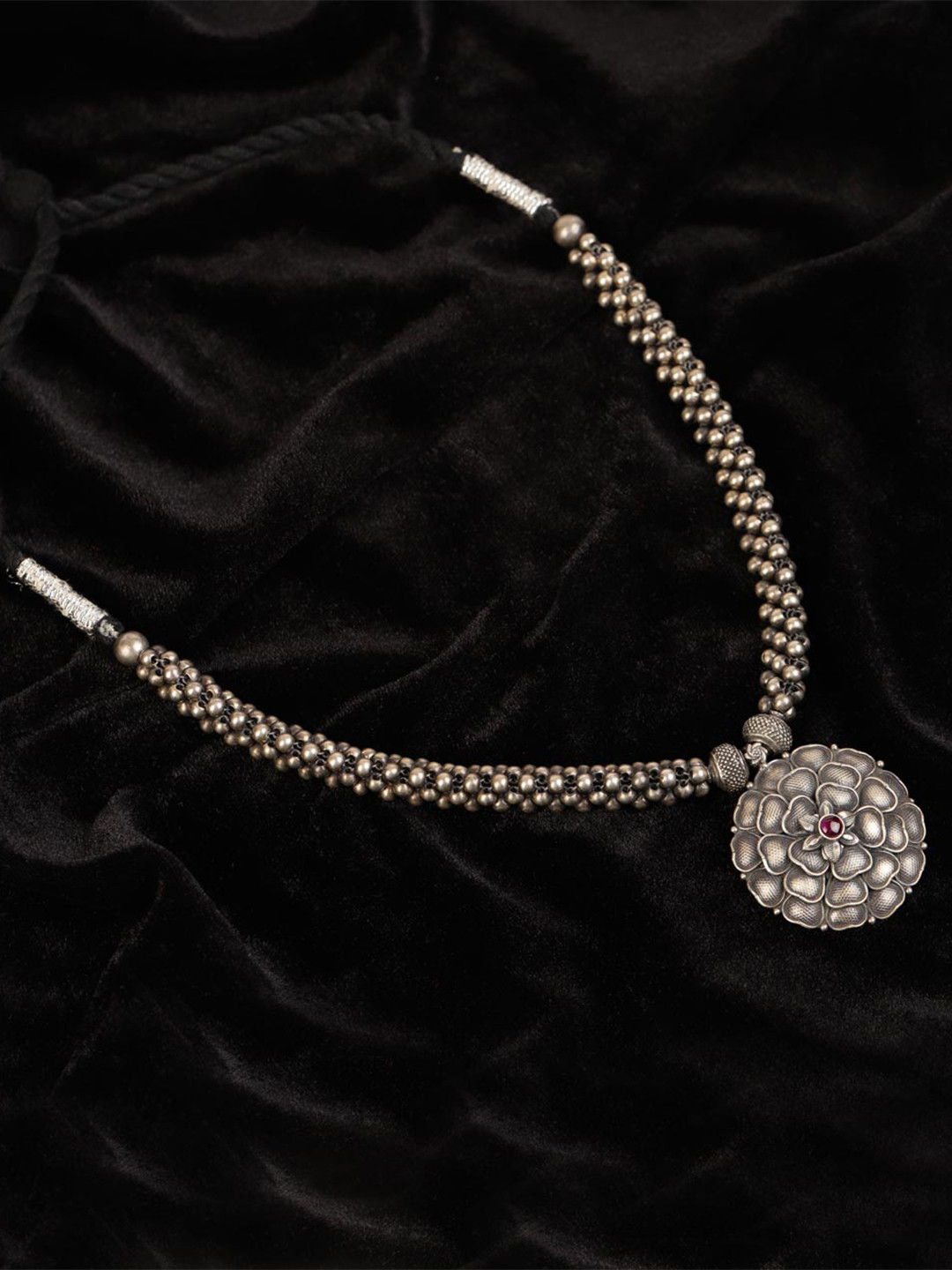 

Fabindia Silver Statement Necklace