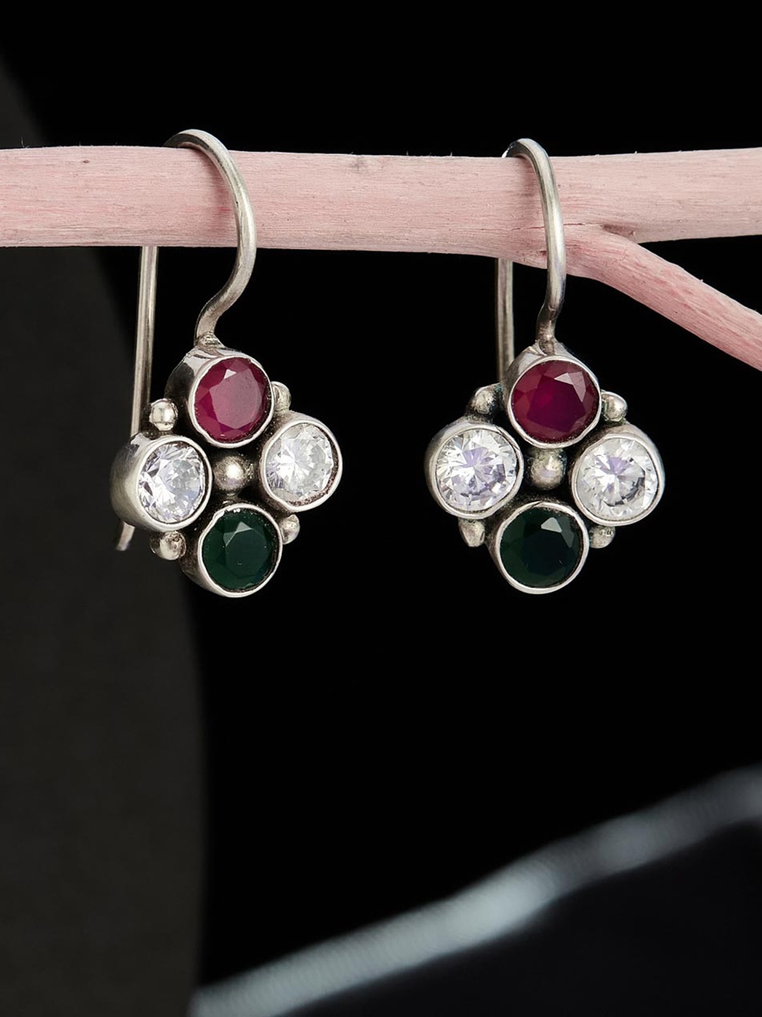 

Fabindia Contemporary Studs Earrings, Silver