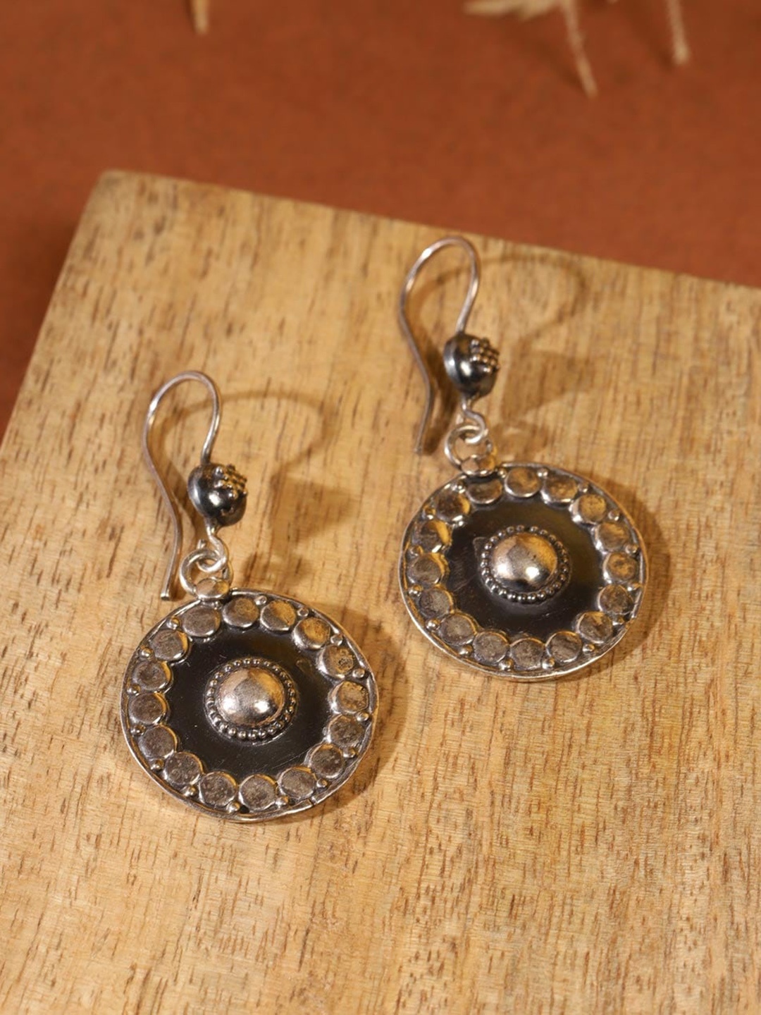 

Fabindia Contemporary Drop Earrings, Silver