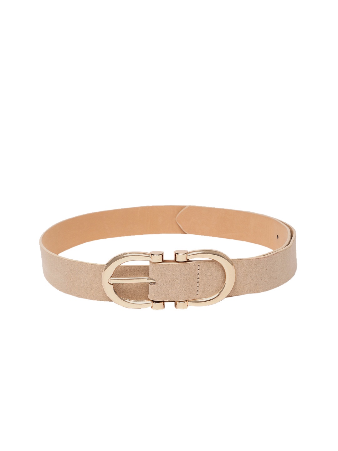 

DressBerry Women PU Belt, Beige