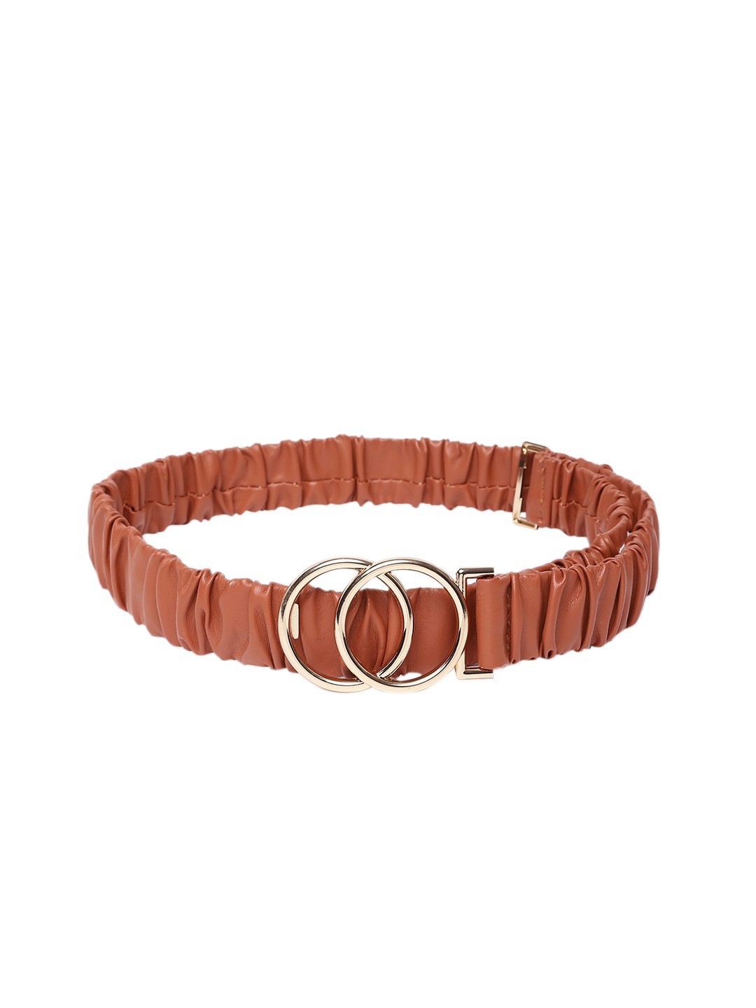 

DressBerry Women PU Belt, Tan