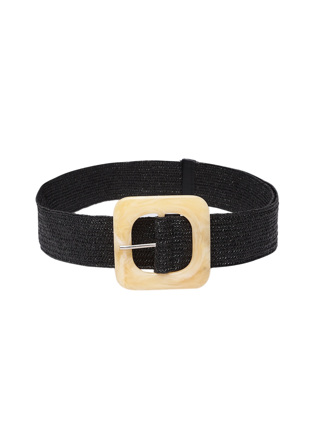 

DressBerry Women PU Belt, Black