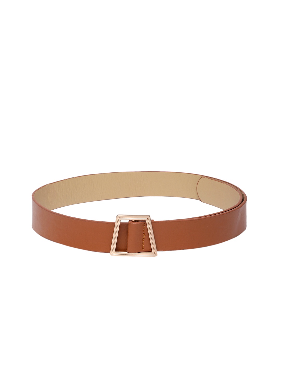 

DressBerry Women PU Belt, Tan