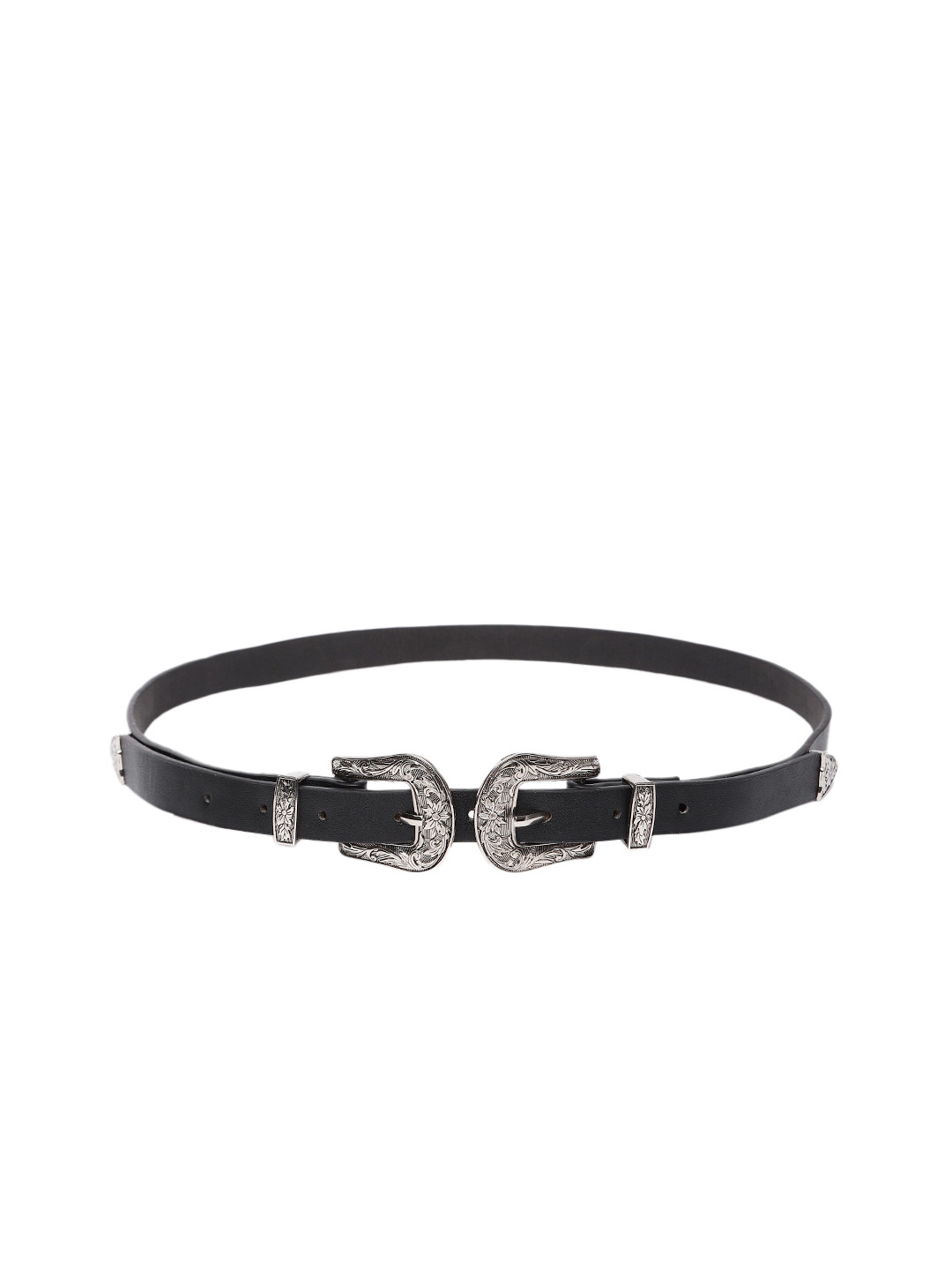 

DressBerry Women PU Belt, Black