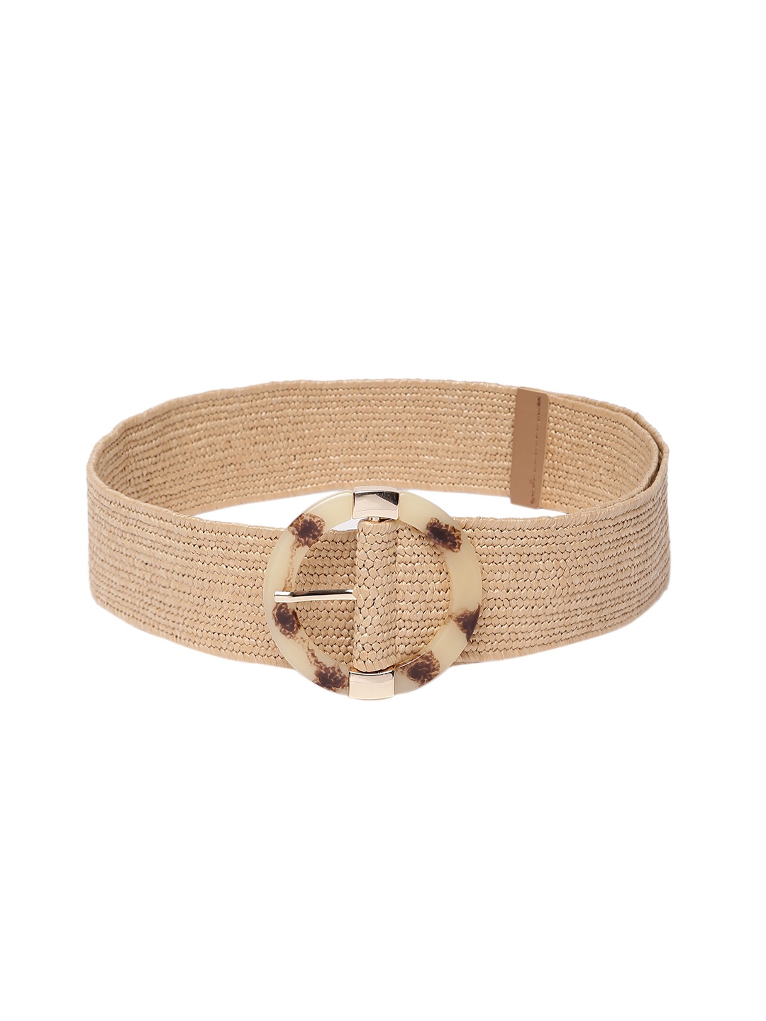 

Anouk Women Textured PU Belt, Beige