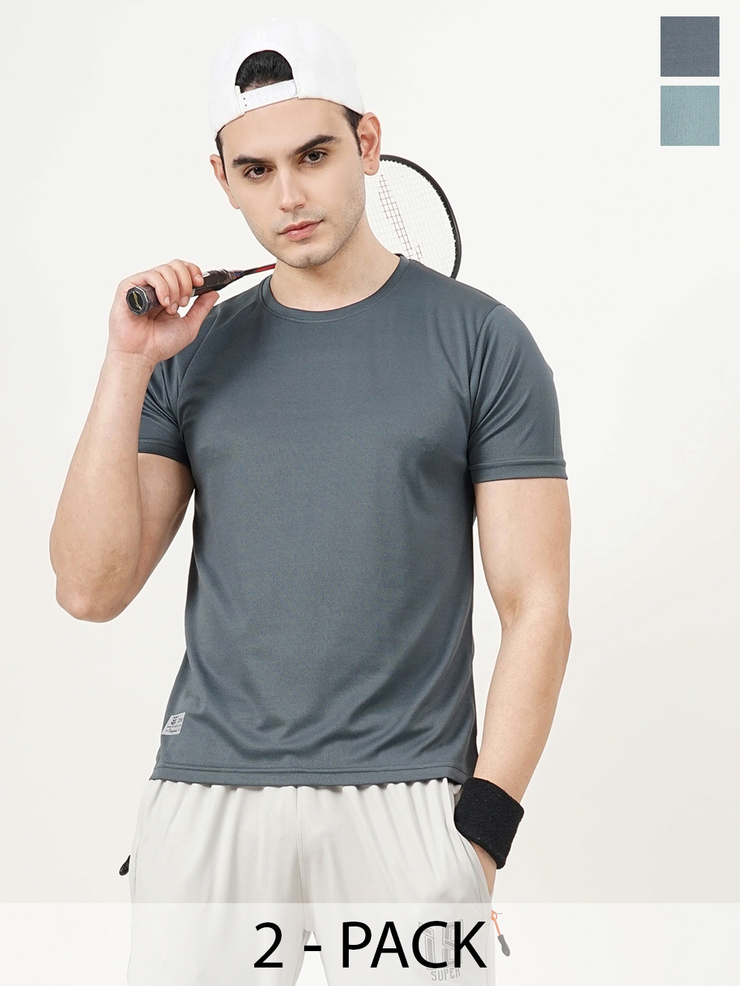 

Sports52 wear Pack of 2 Dri-FIT T-shirt, Grey