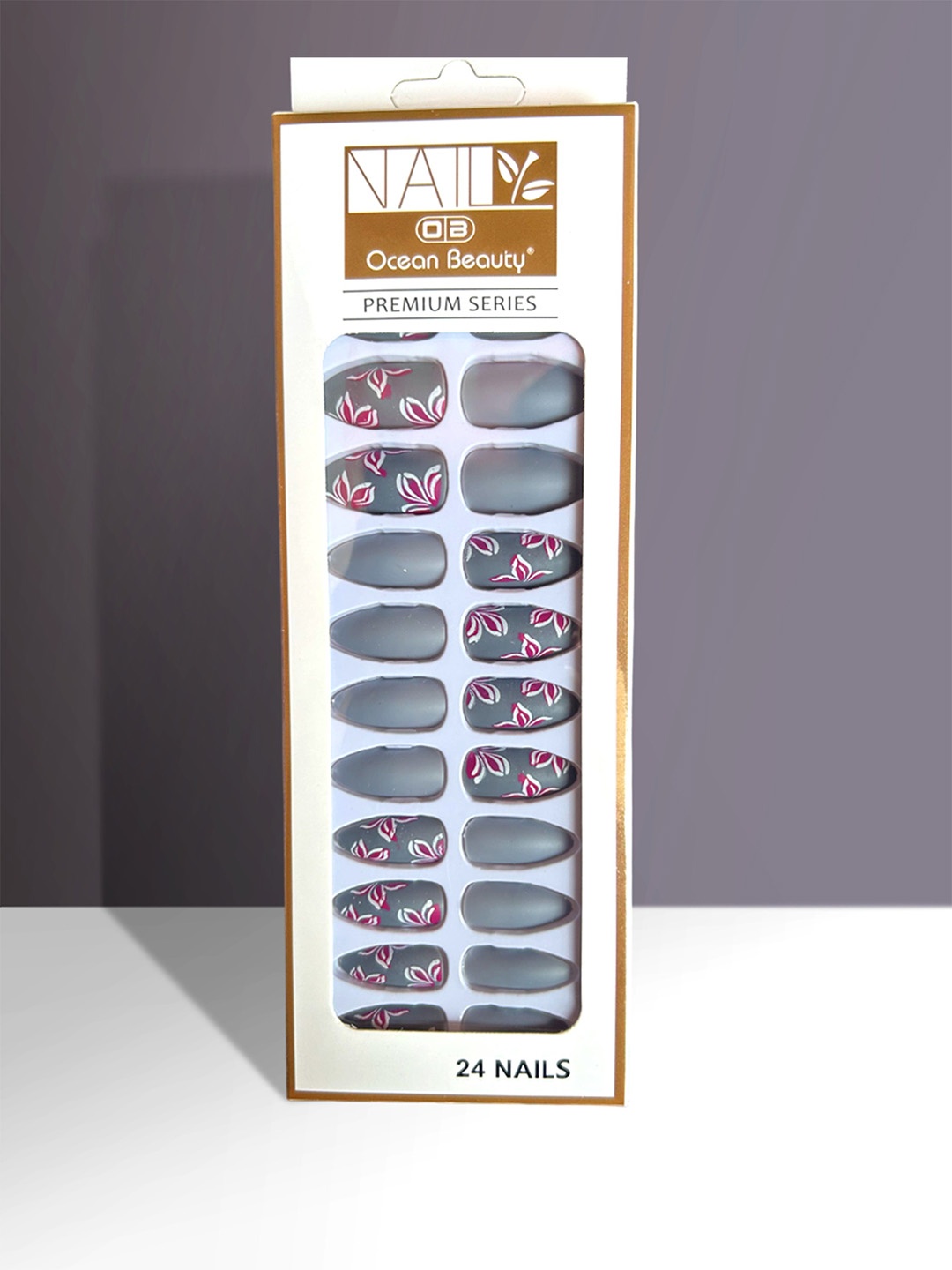 

CHRONEX Set Of 24 Matte Finish Stick On Nails Set, Multi