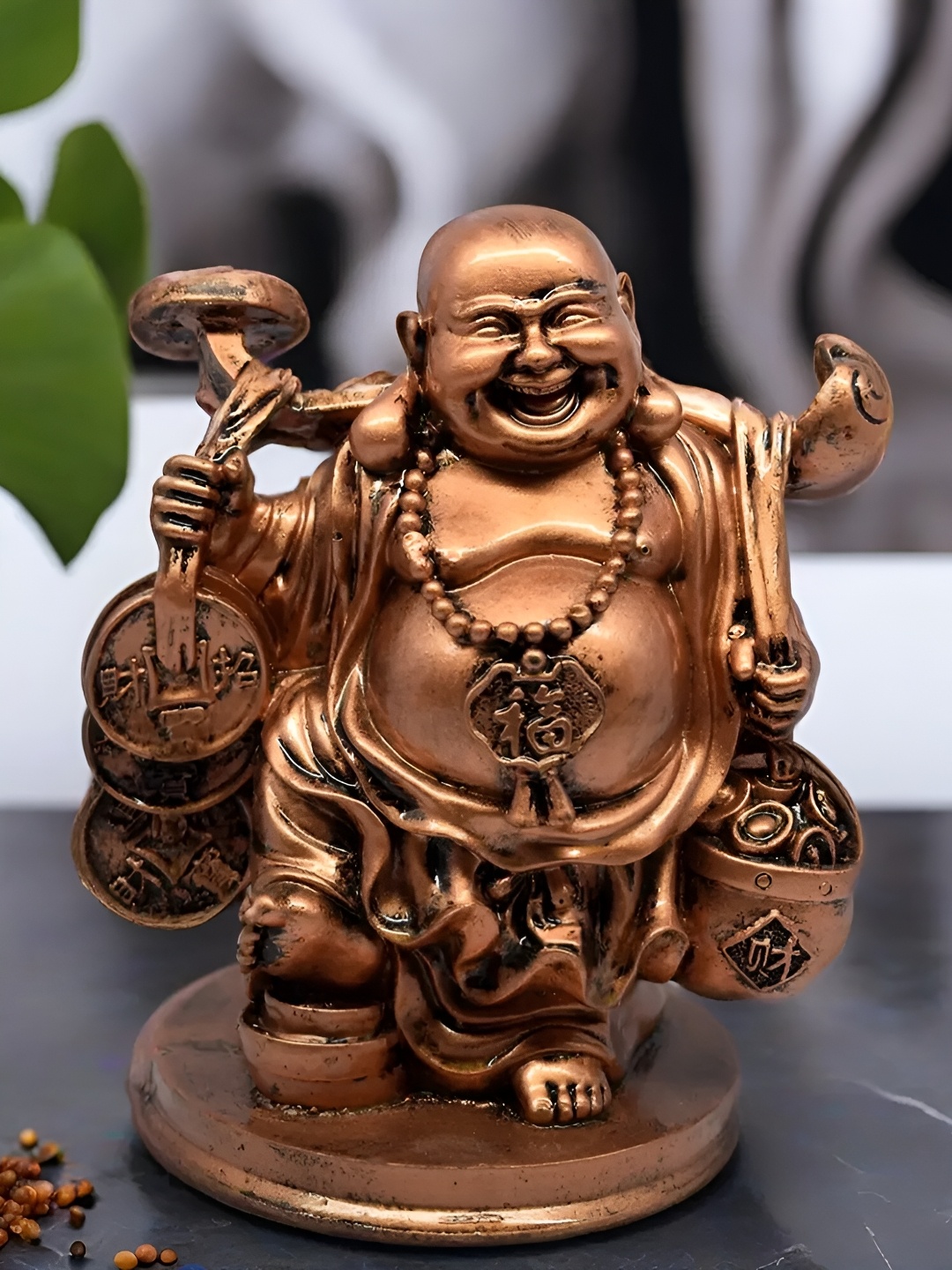 

VIVARS CRAFT Copper-Toned Religious Idol Showpiece