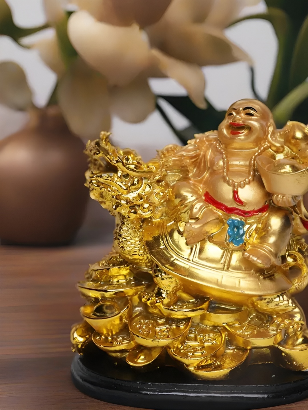 

VIVARS CRAFT Gold-Toned Religious Idol Showpiece