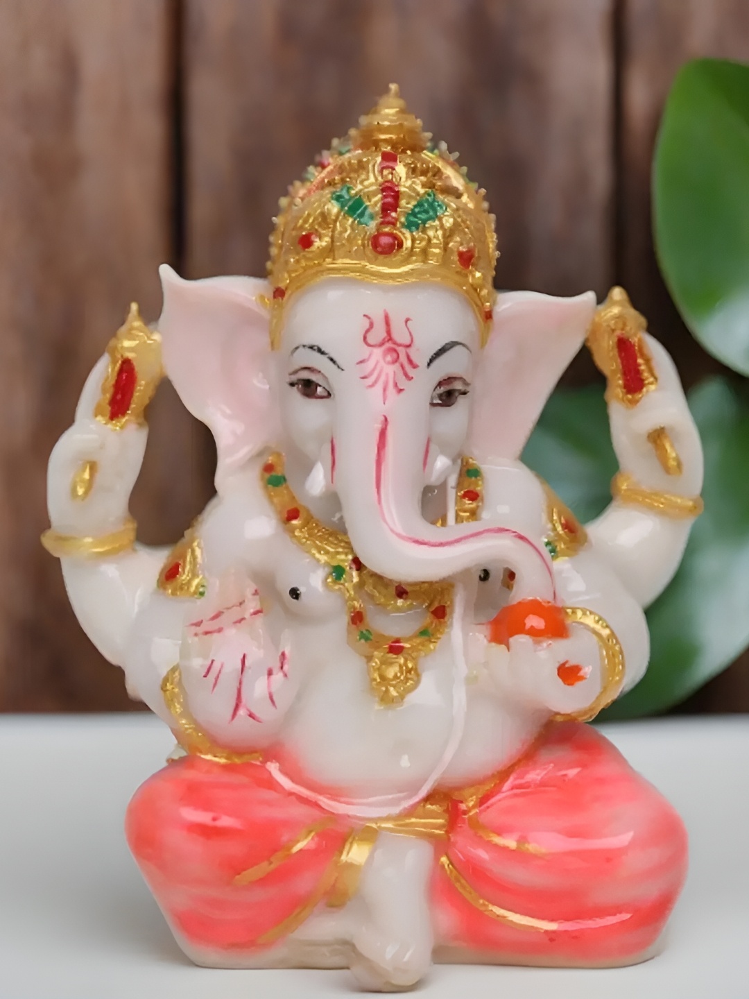 

VIVARS CRAFT Pink Religious Idol Showpiece