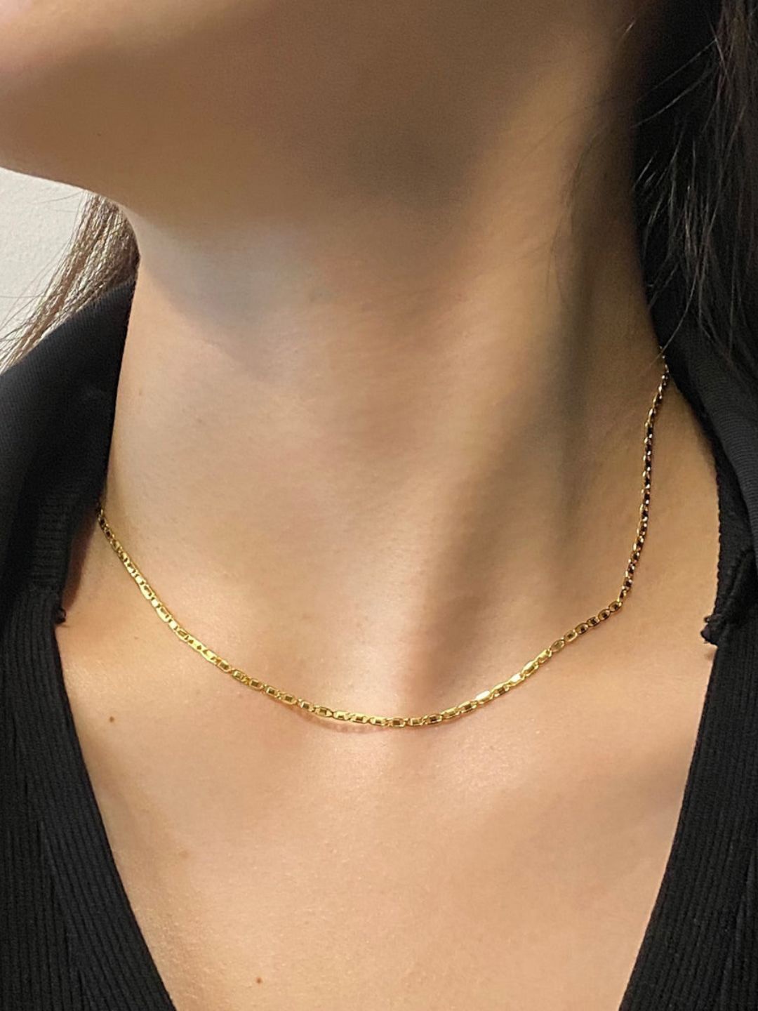 

BRIA JEWELS Gold-Plated Cubic Zirconia Chain