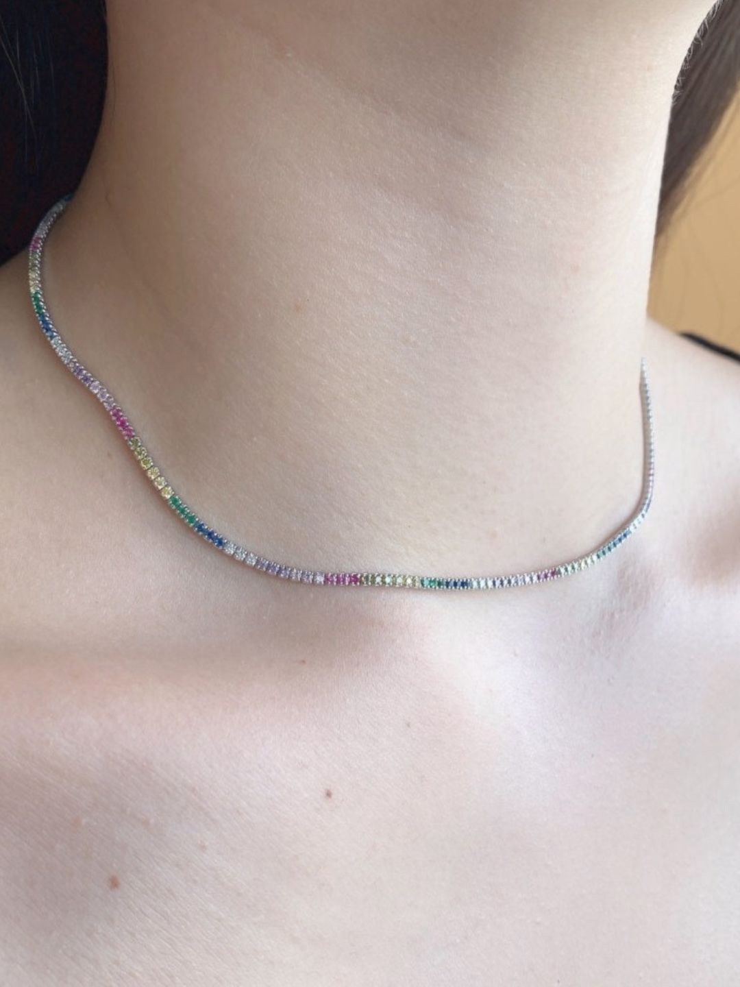 

BRIA JEWELS Silver Rhodium-Plated Chain