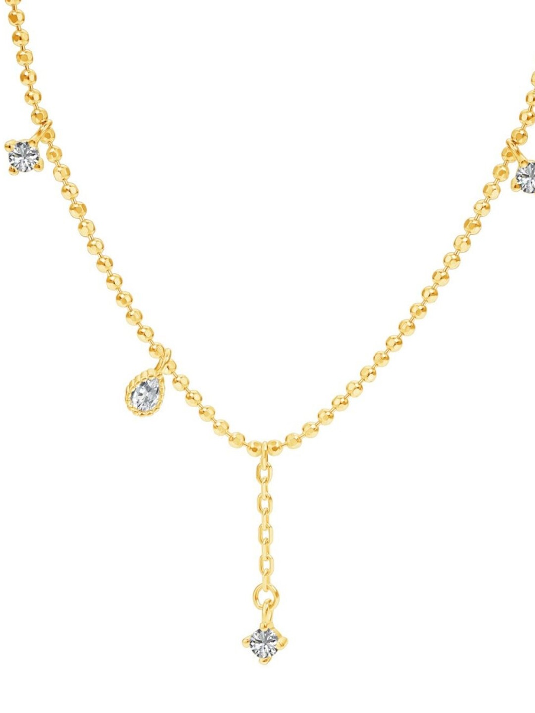 

BRIA JEWELS Sterling Silver Gold-Plated Necklace
