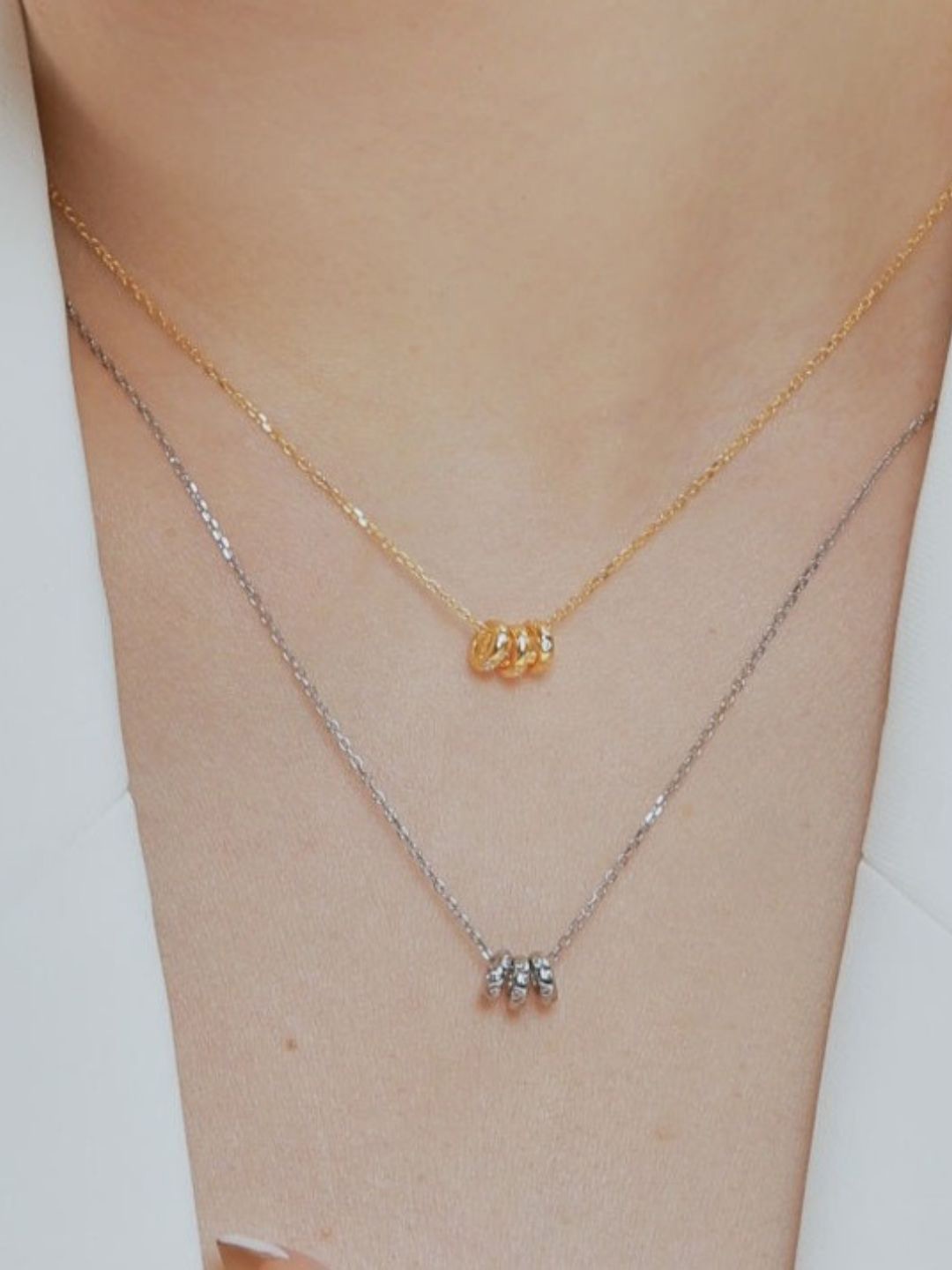 

BRIA JEWELS Gold-Plated Cubic Zirconia Rings Necklace
