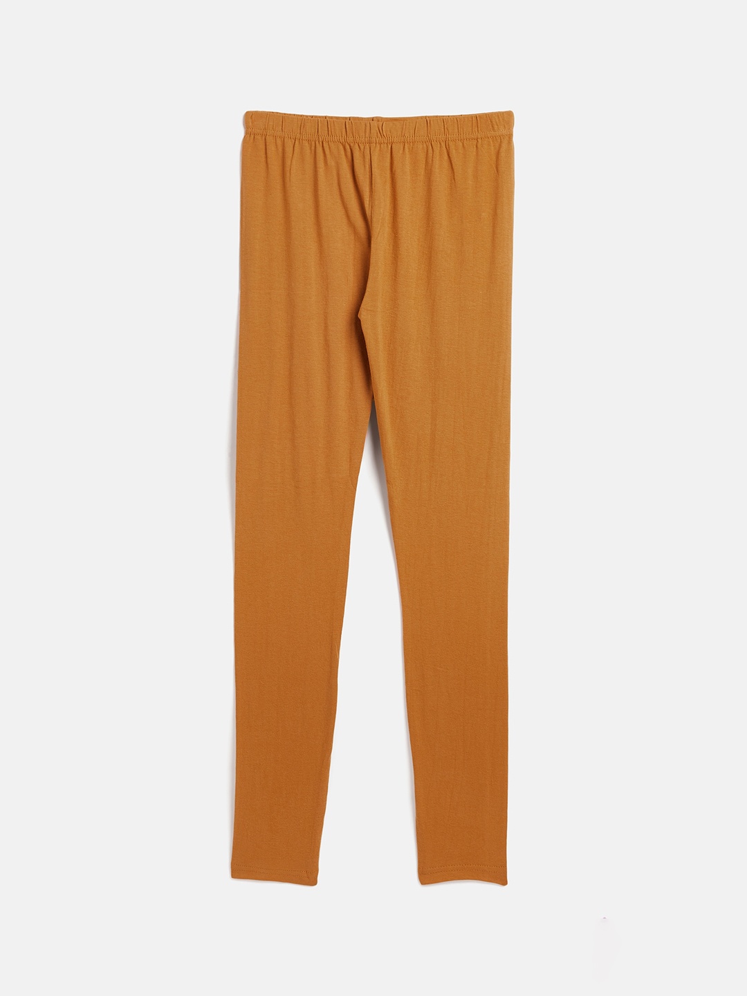 

THE PAJAMA FACTORY Girls 4-Way Stretch Churidar Length Leggings, Brown