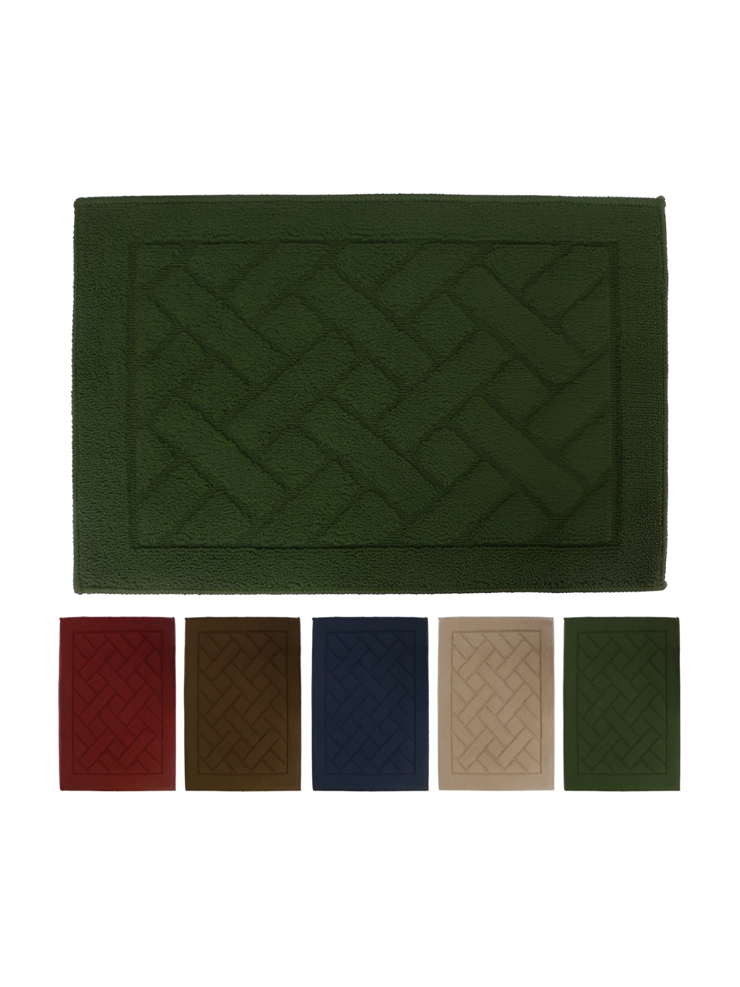 

HOKIPO Green Textured Anti-Skid Doormat