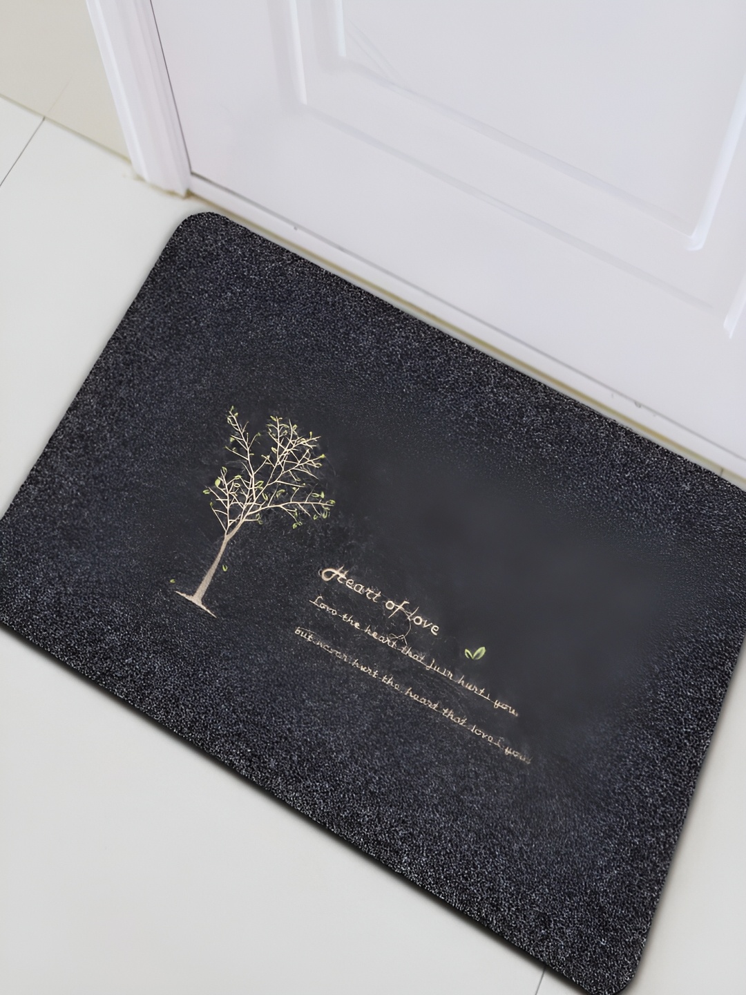 

HOKIPO Grey Textured Anti-Skid Doormat