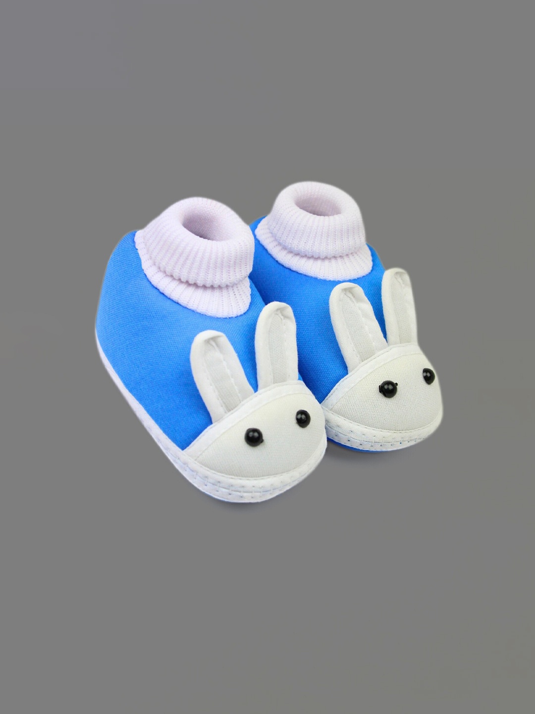 

BAESD Kids Rabbit Face Cotton Booties, Blue